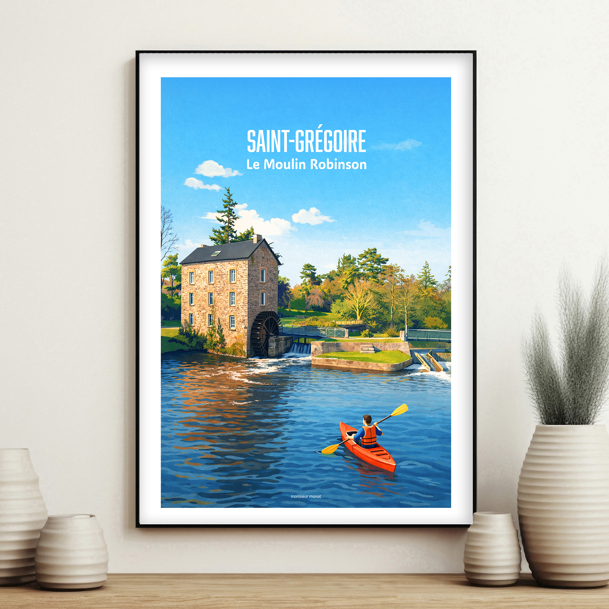affiche Saint-Grégoire Le moulin Robinson