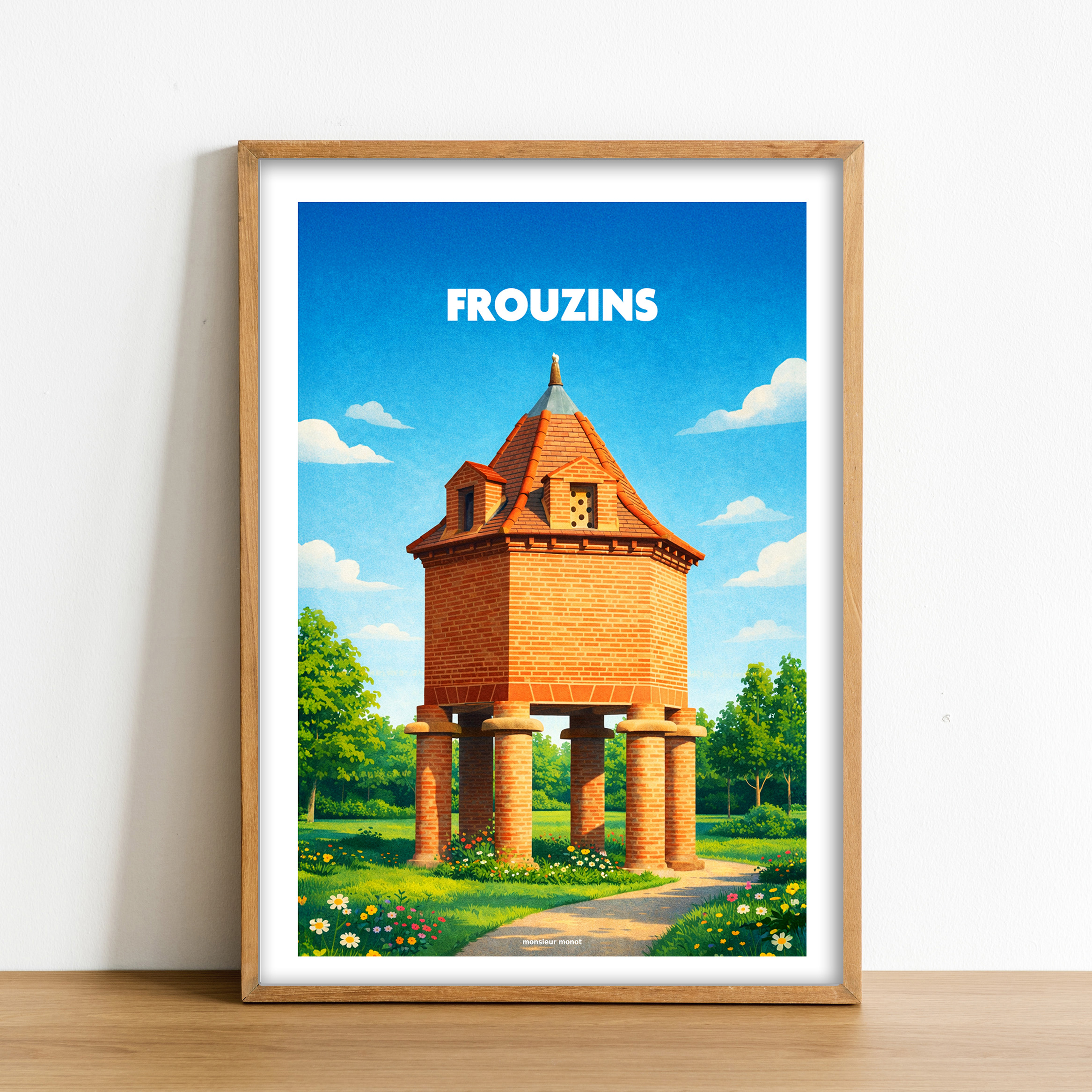 Affiche de Frouzins couleur