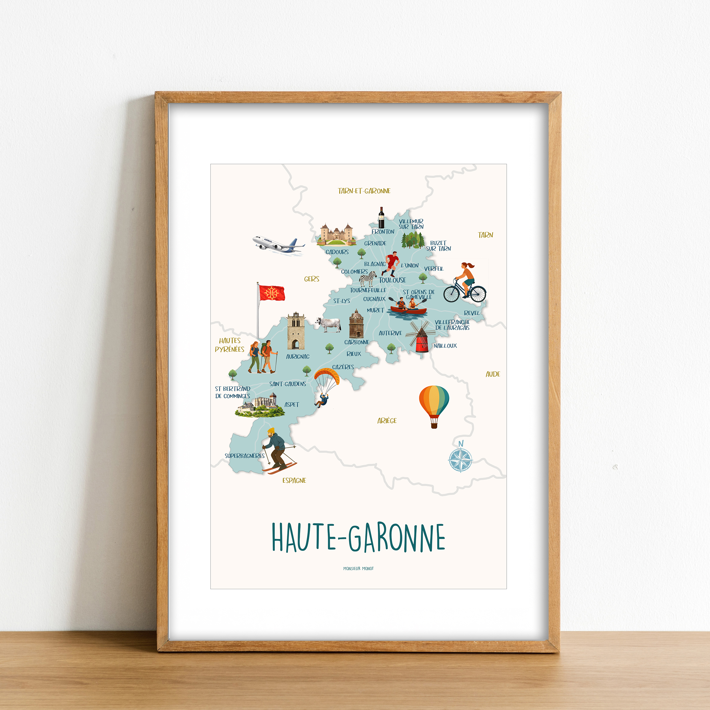 Affiche de Haute Garonne MAPS