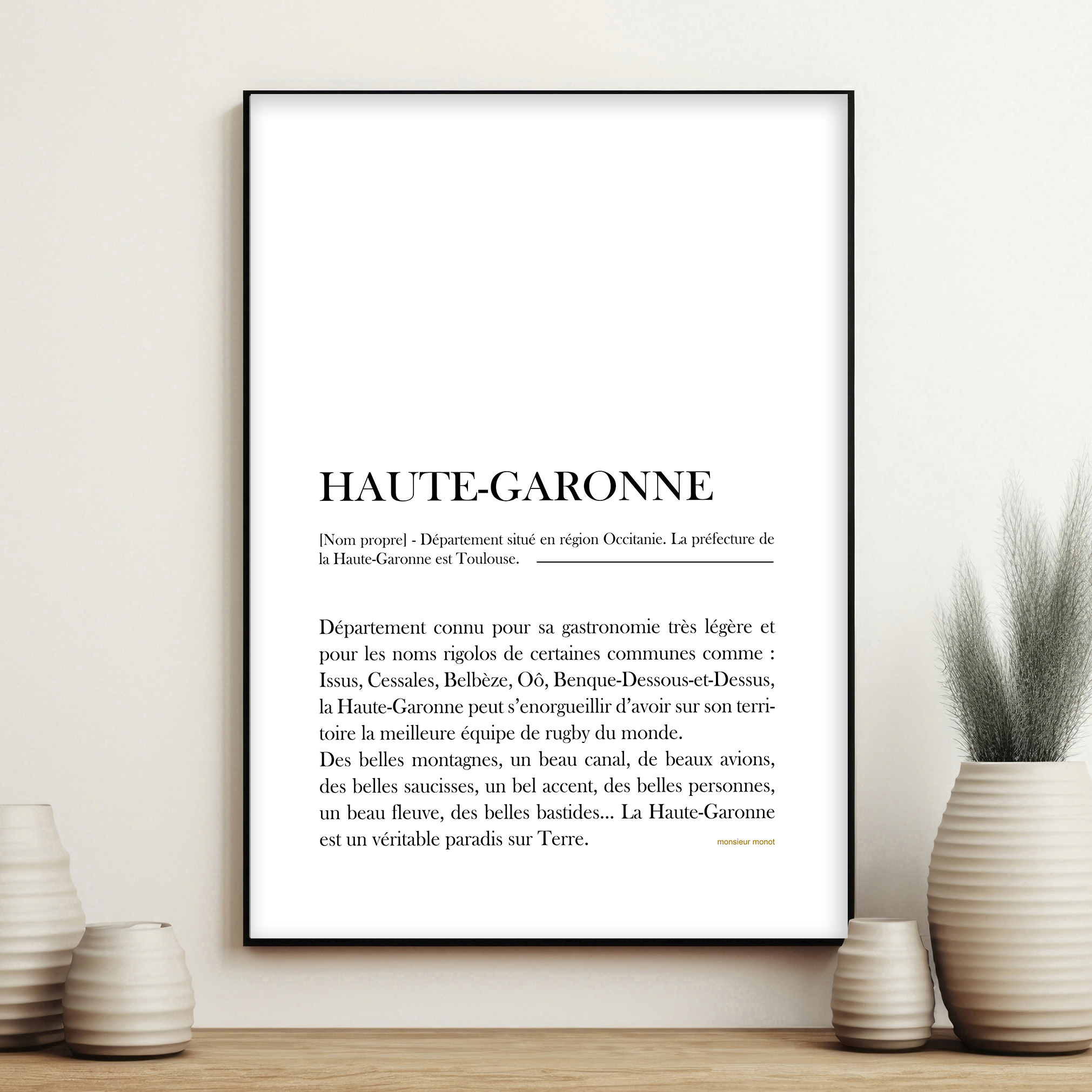 affiche définition Haute-Garonne