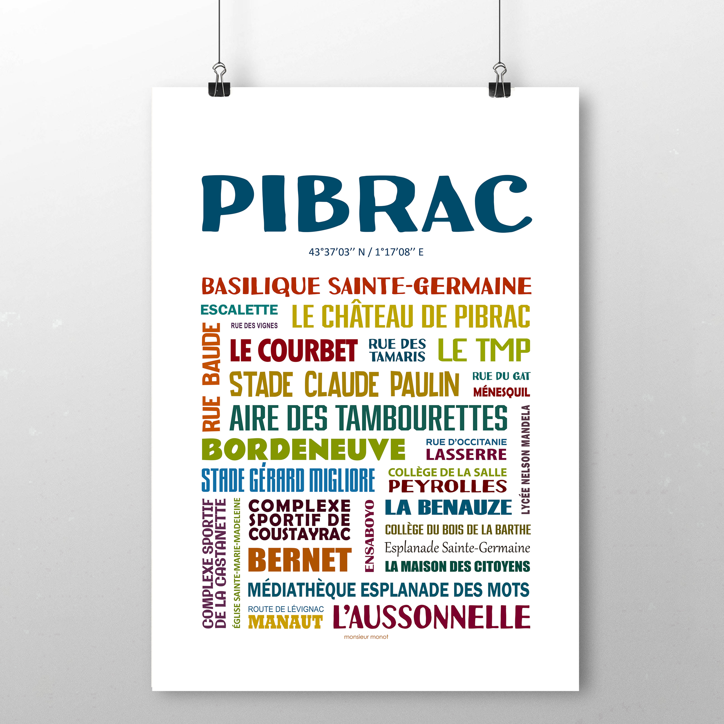 affiche Pibrac les quartiers 2