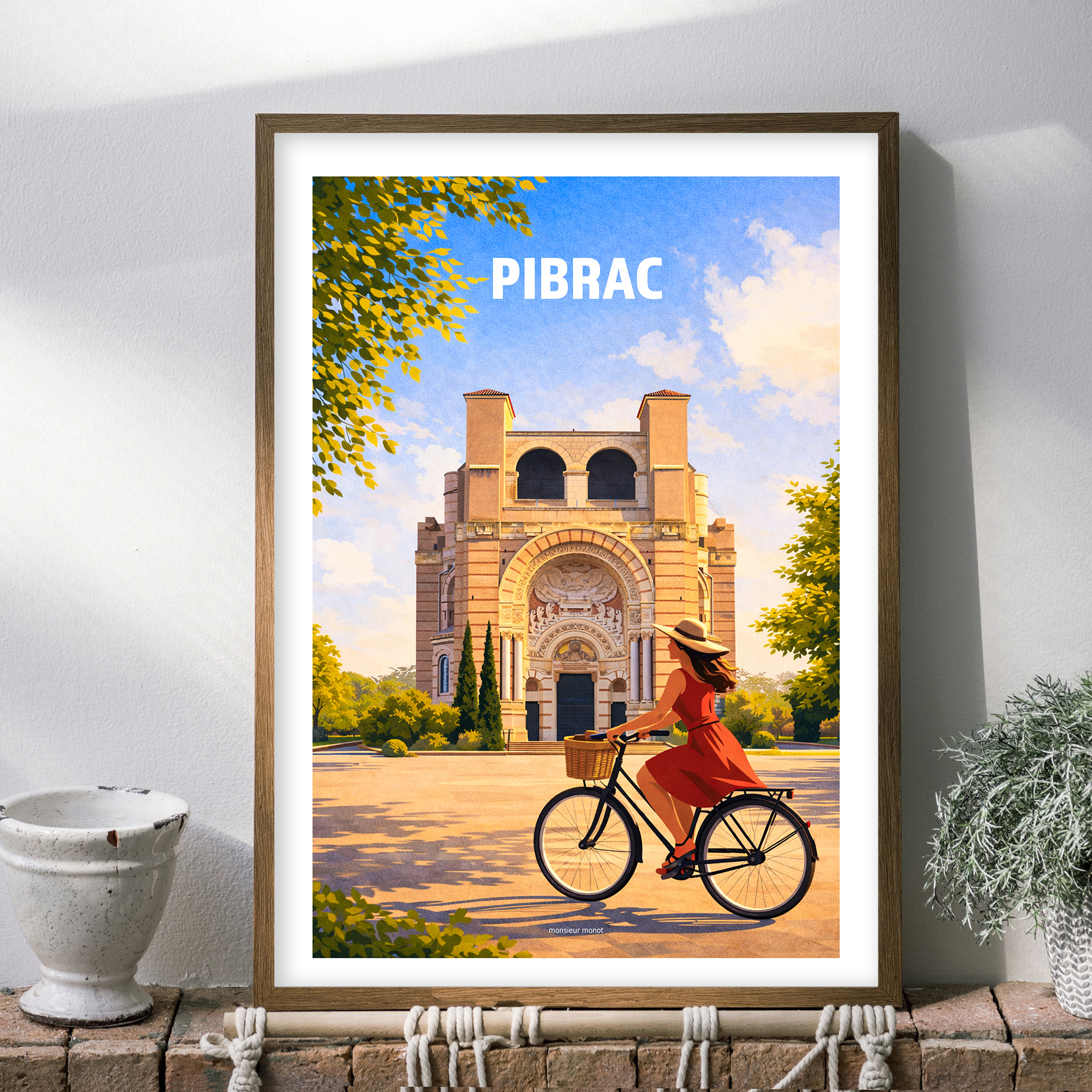 Affiche Pibrac couleur