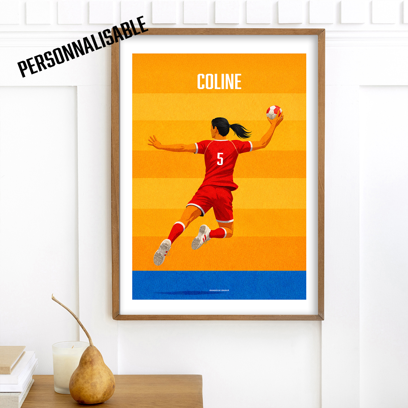 Affiche Hand femme blanche
