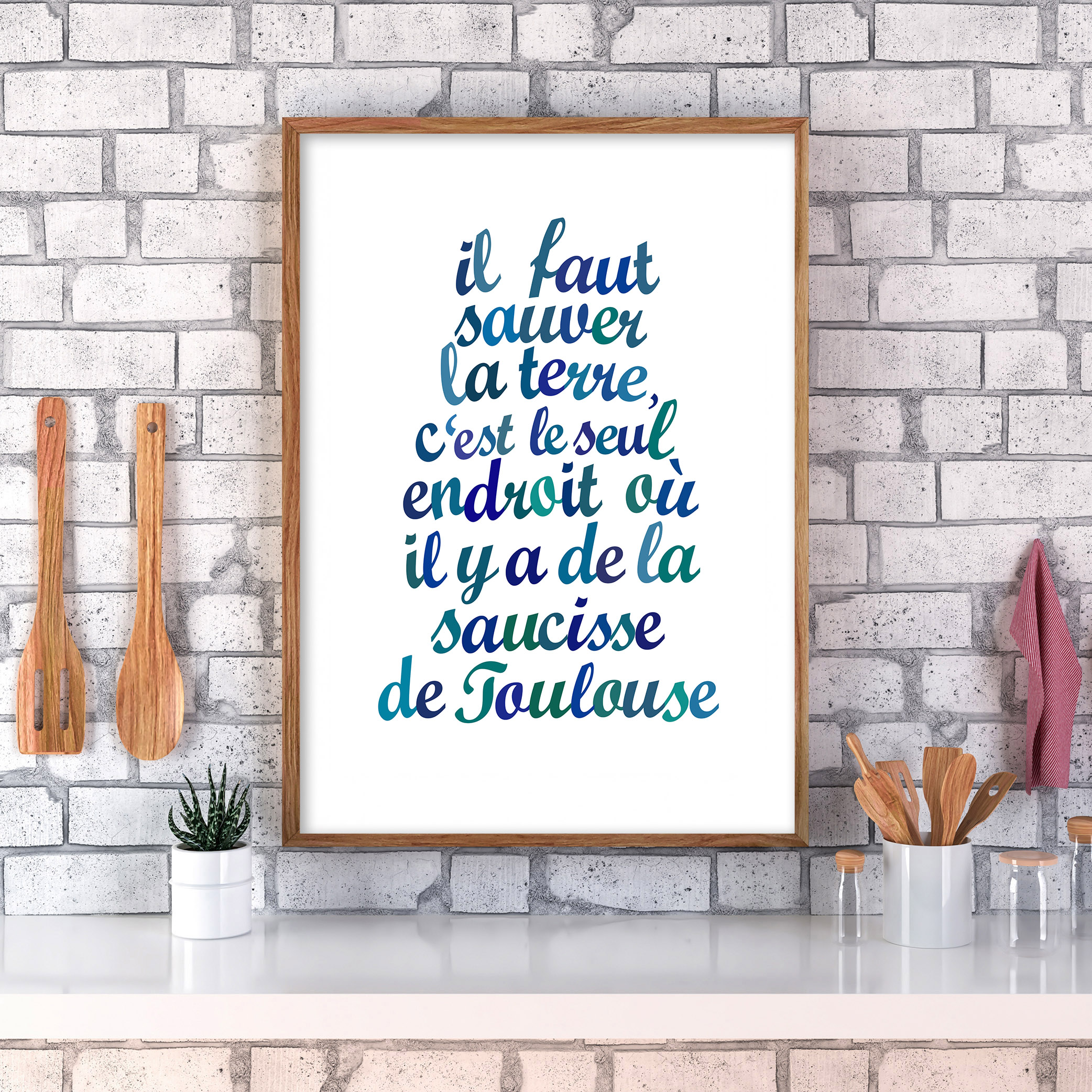 affiche Il faut sauver... Saucisse de Toulouse new