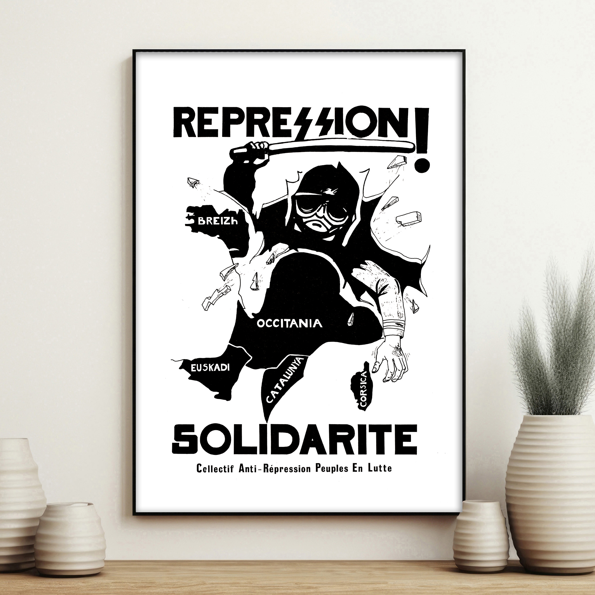 affiche repression solidarité