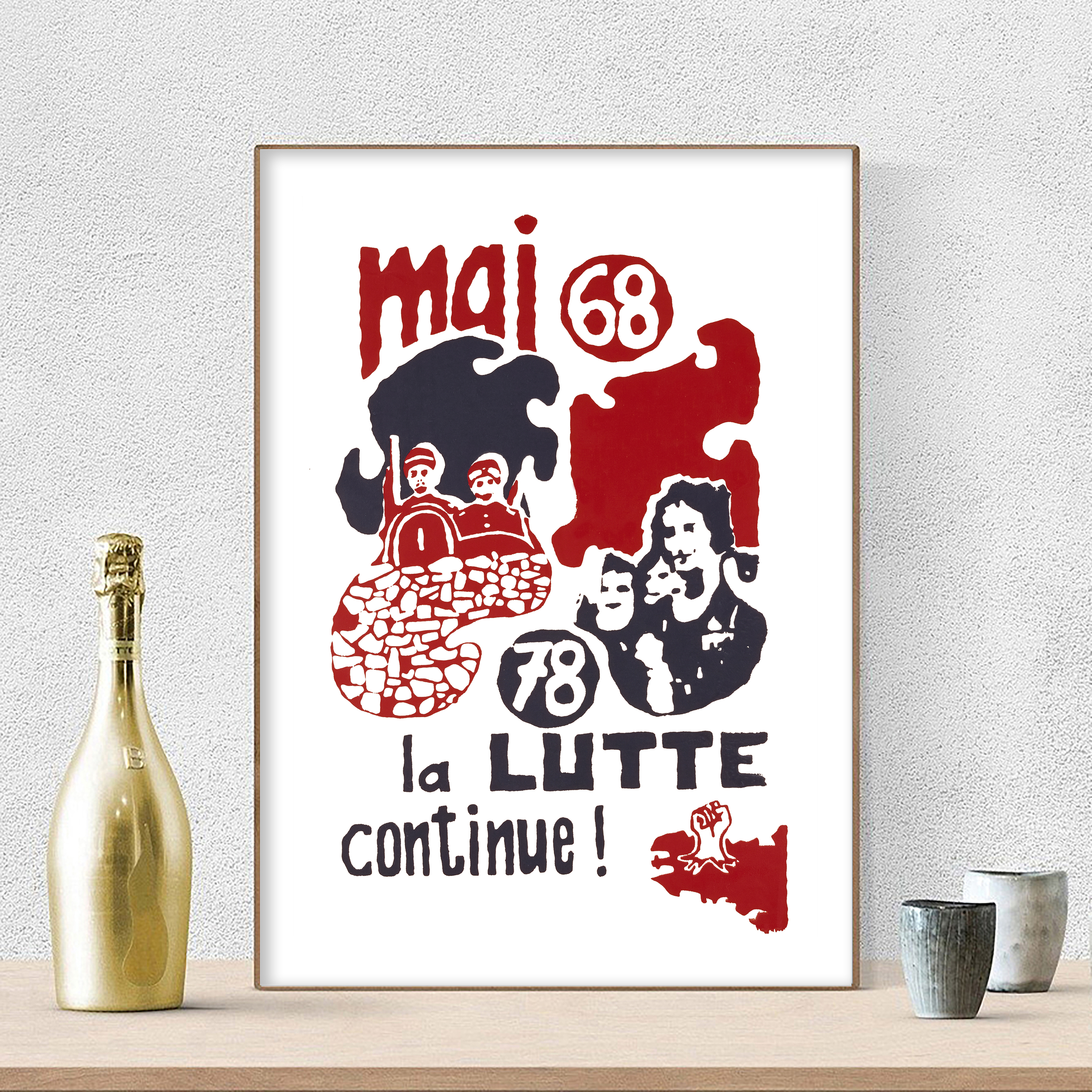 affiche La lutte continue