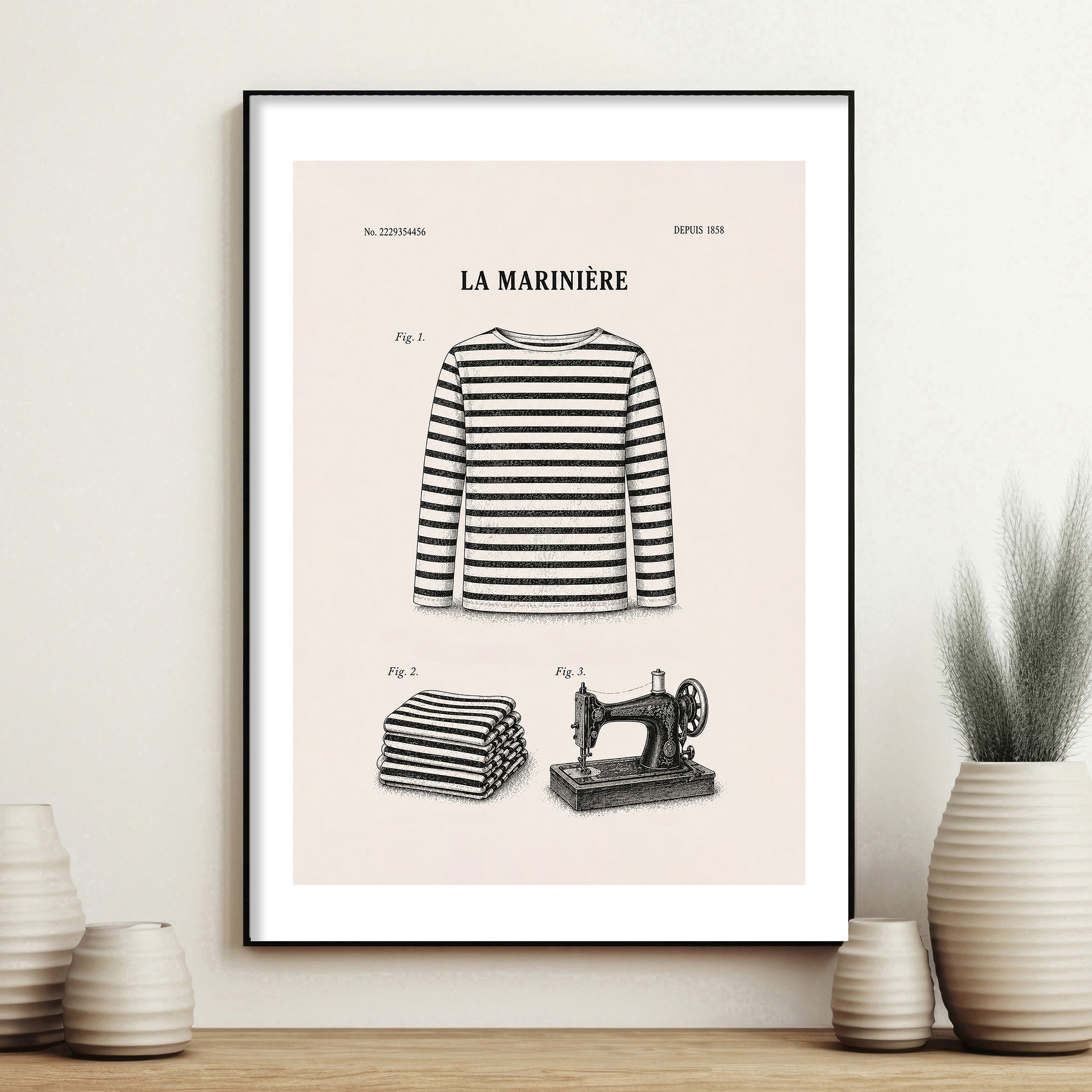 affiche brevet marinière