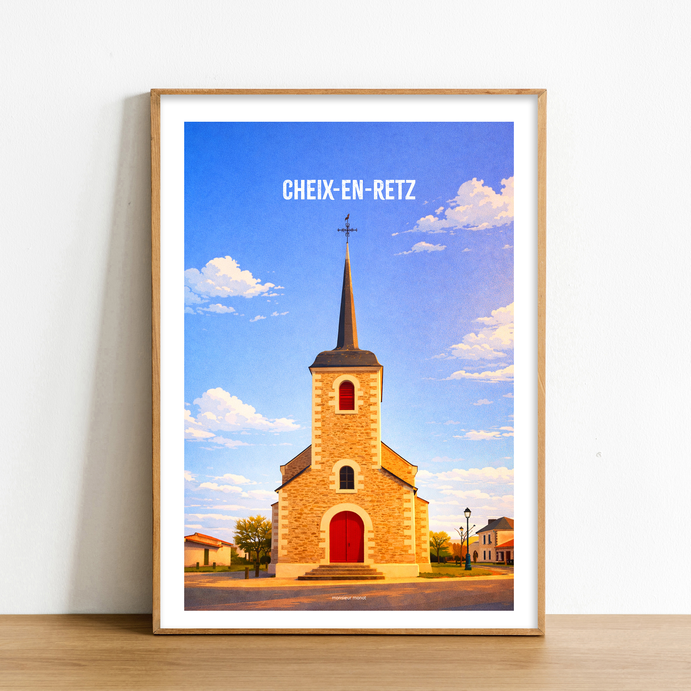 Affiche Cheix en retz couleur