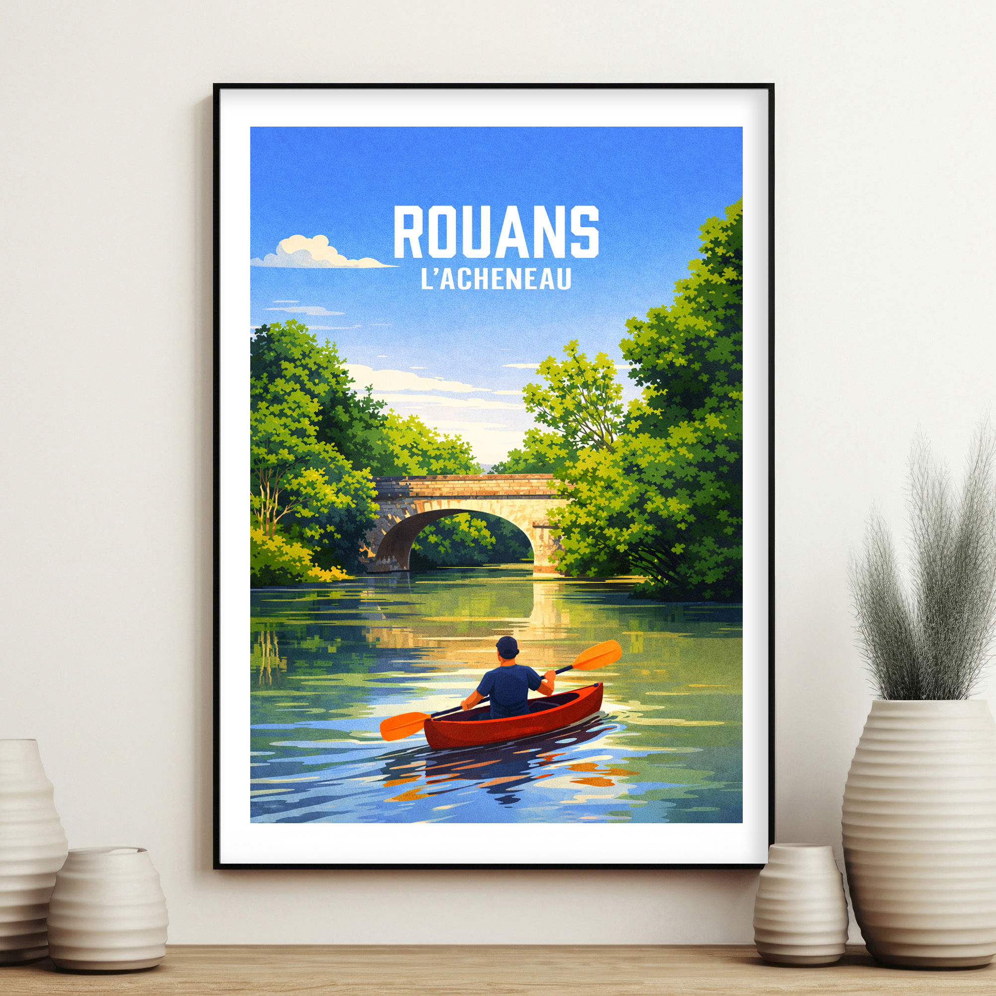 affiche Rouans couleur
