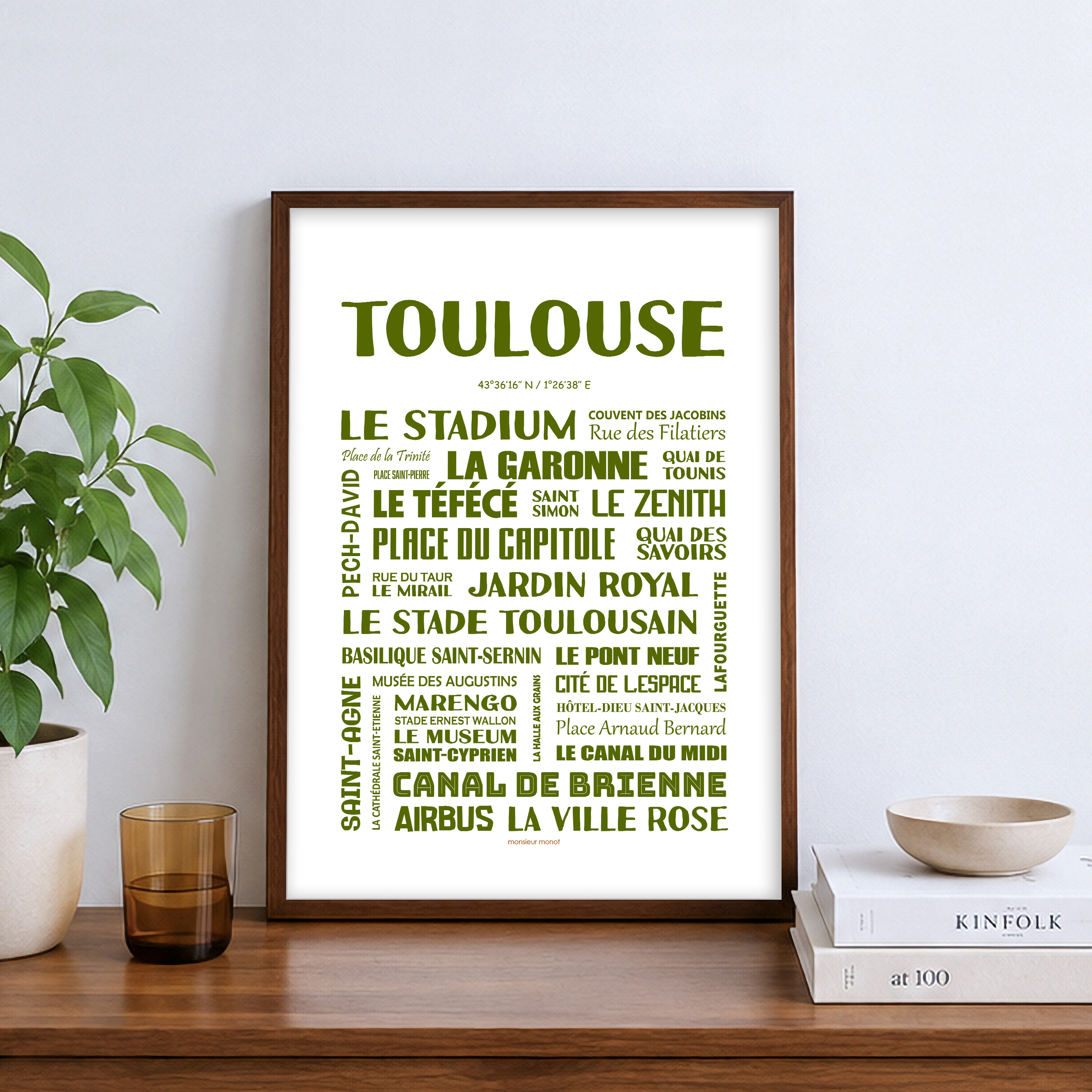 Affiche quartier en vert 3