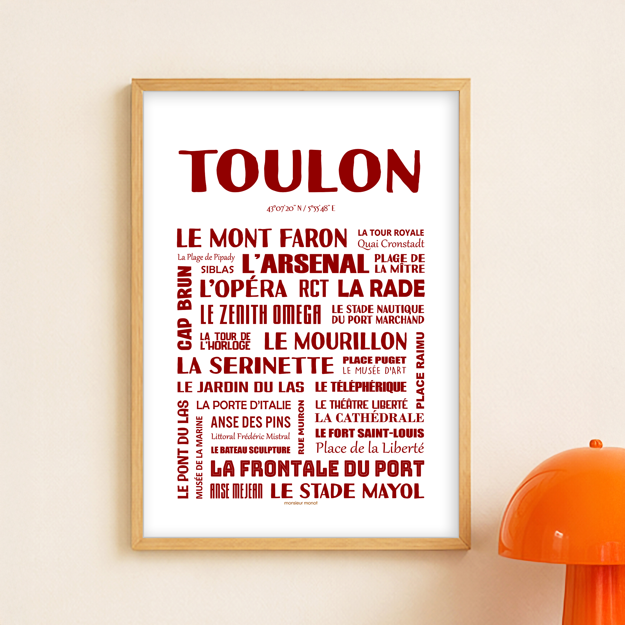 Affiche quartiers rouge