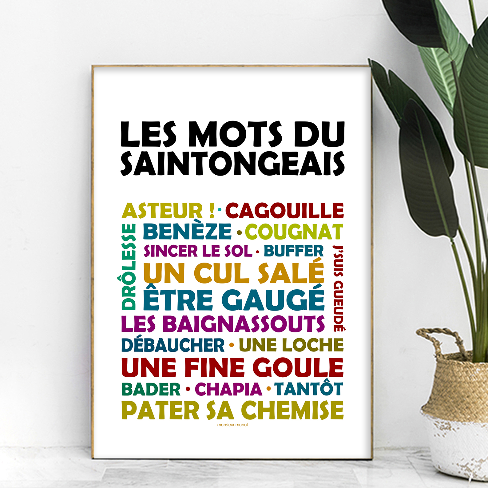 affiche Les Mots du Saintongeais