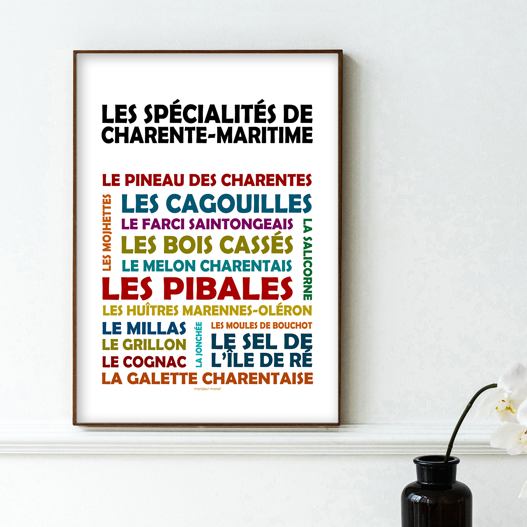 affiche Les spécialités de Charente-maritime 2