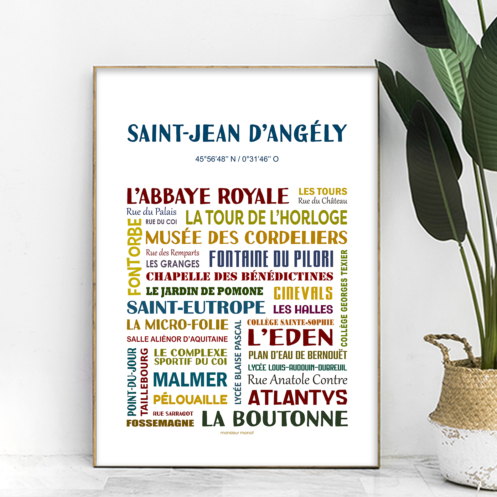 affiche Saint-Jean Dangély Quartiers