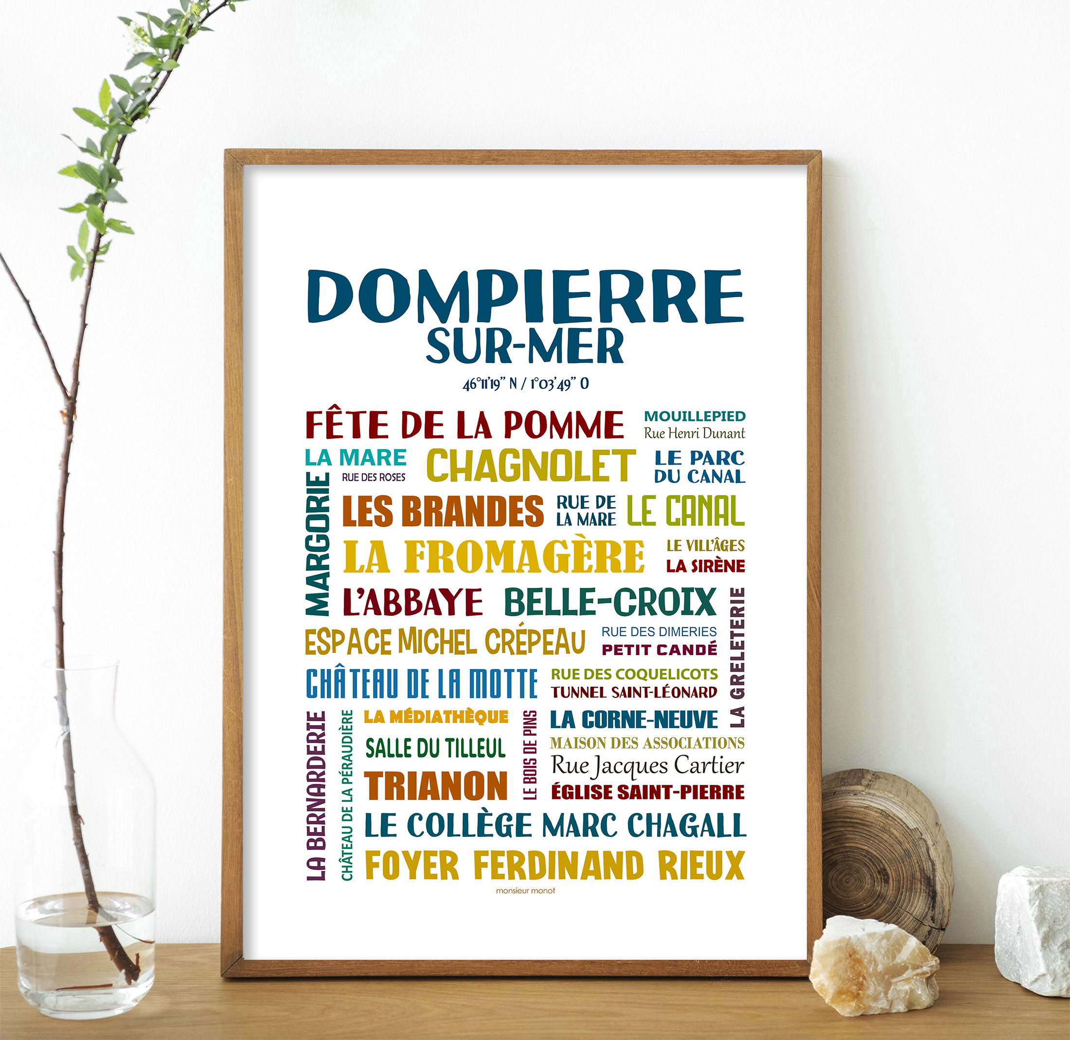 Affiche Dompierre Sur Mer