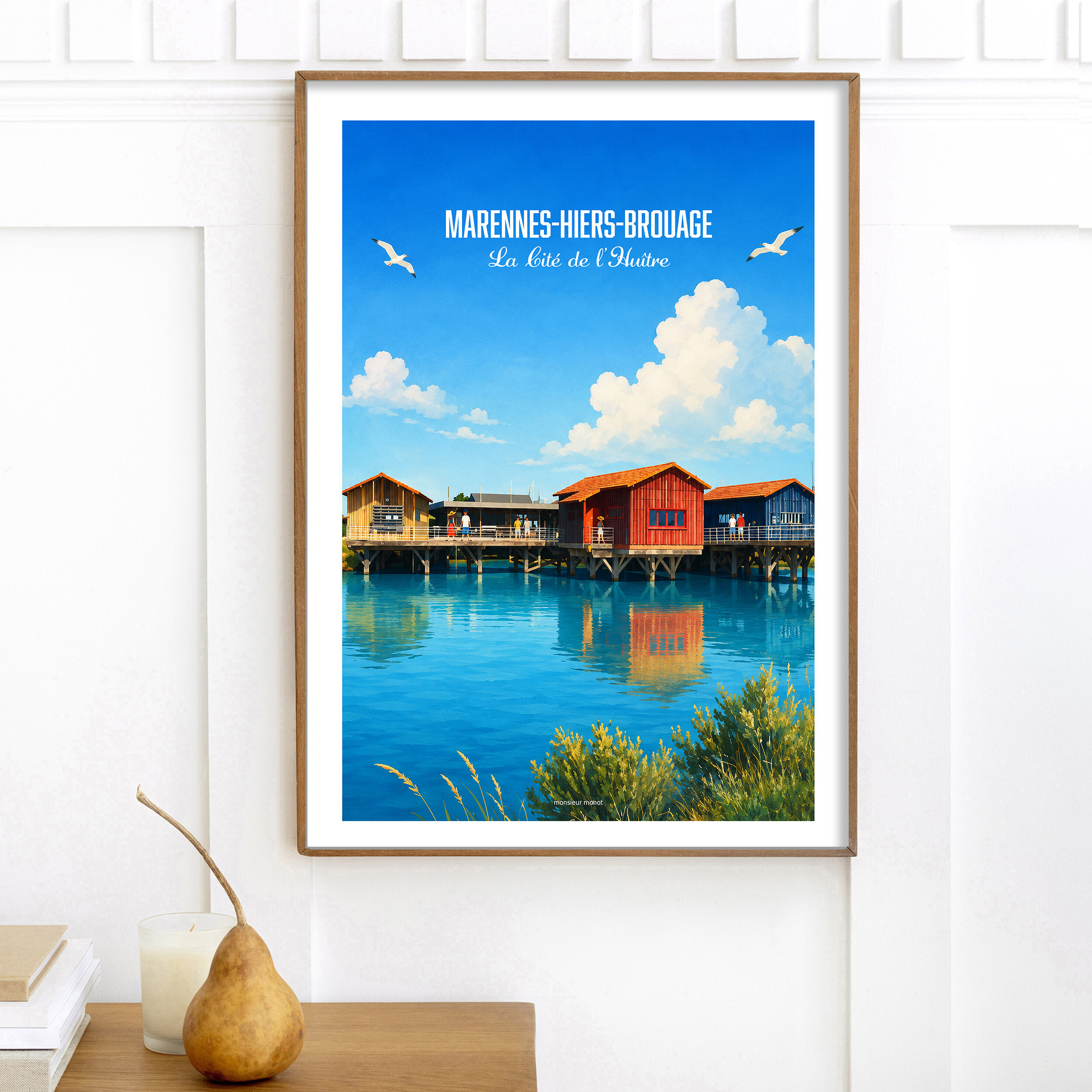 Affiche de Marennes hiers Brouage