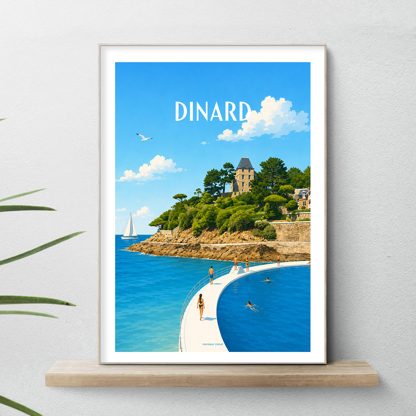 affiche Aqua dinard la piscine