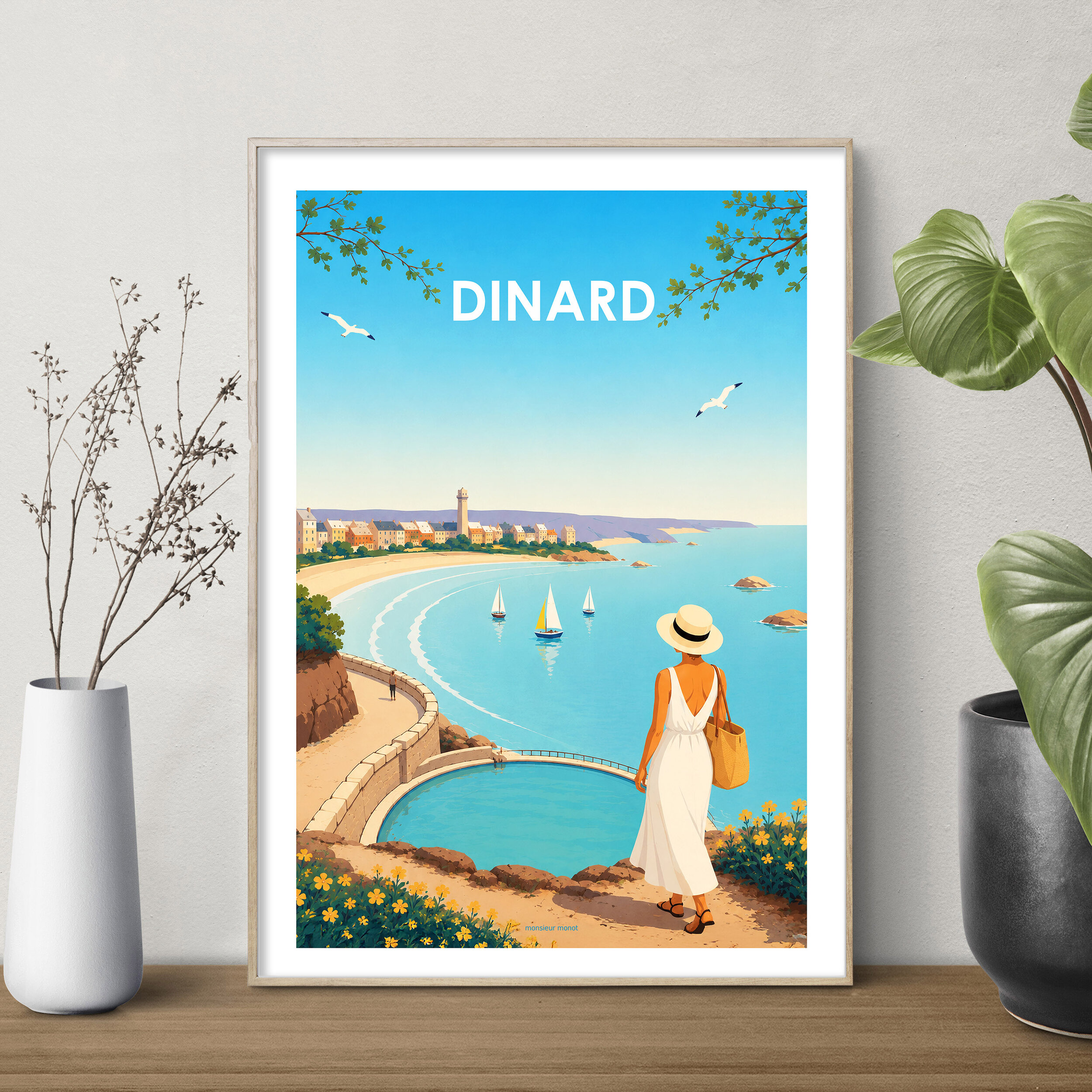 affiche Dinard vintage