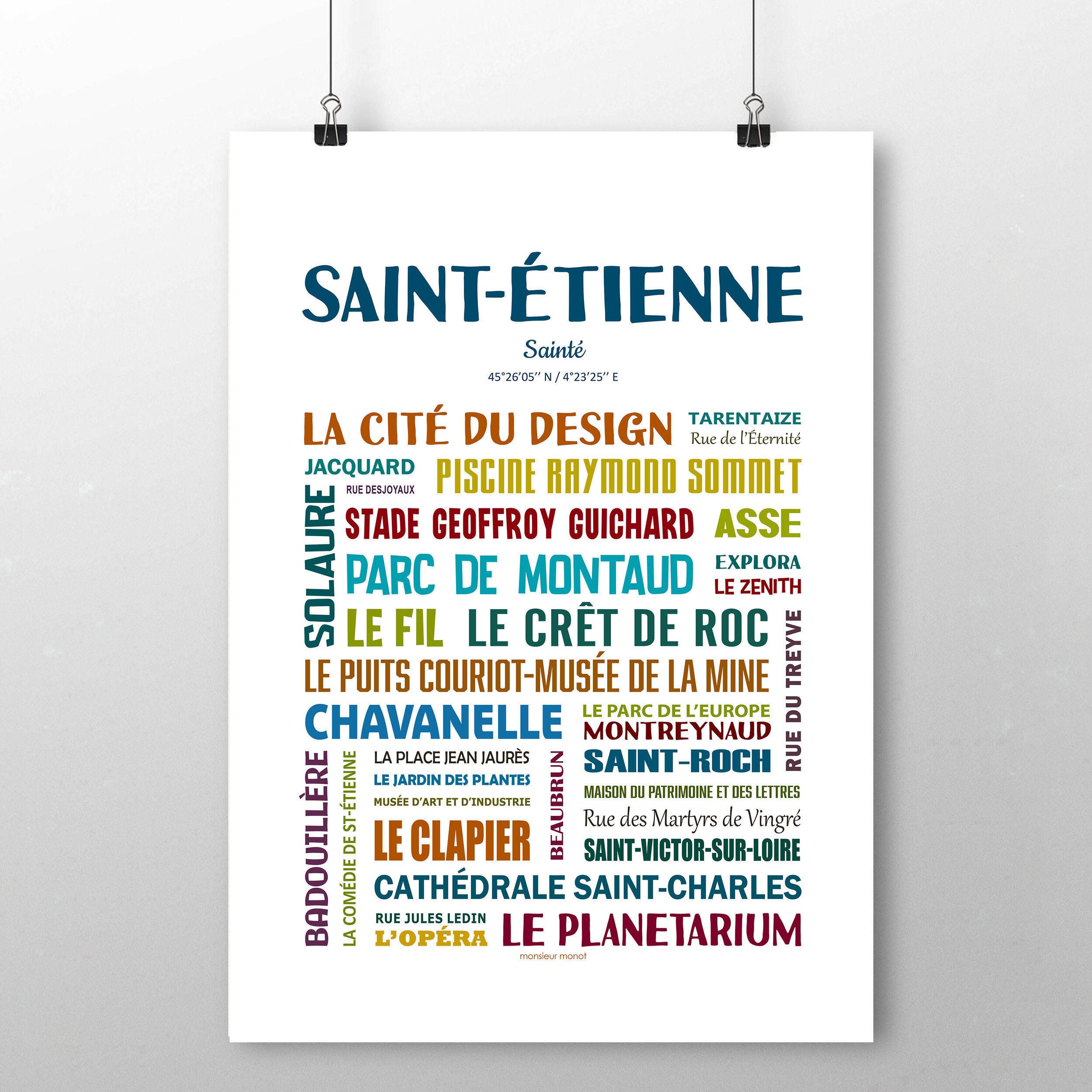 affiche Saint-Etienne 2