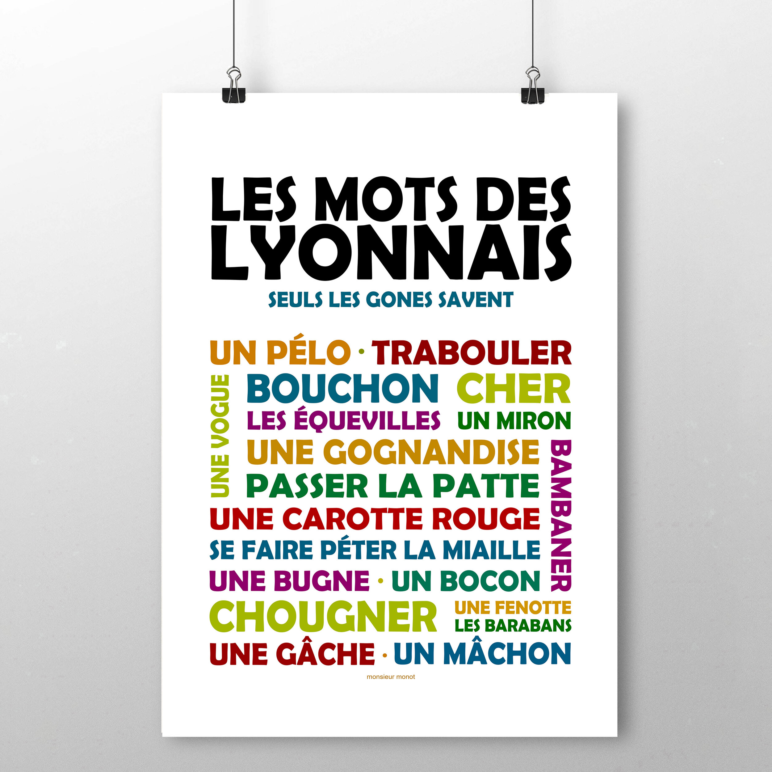 affiche Les mots des Lyonnais 2