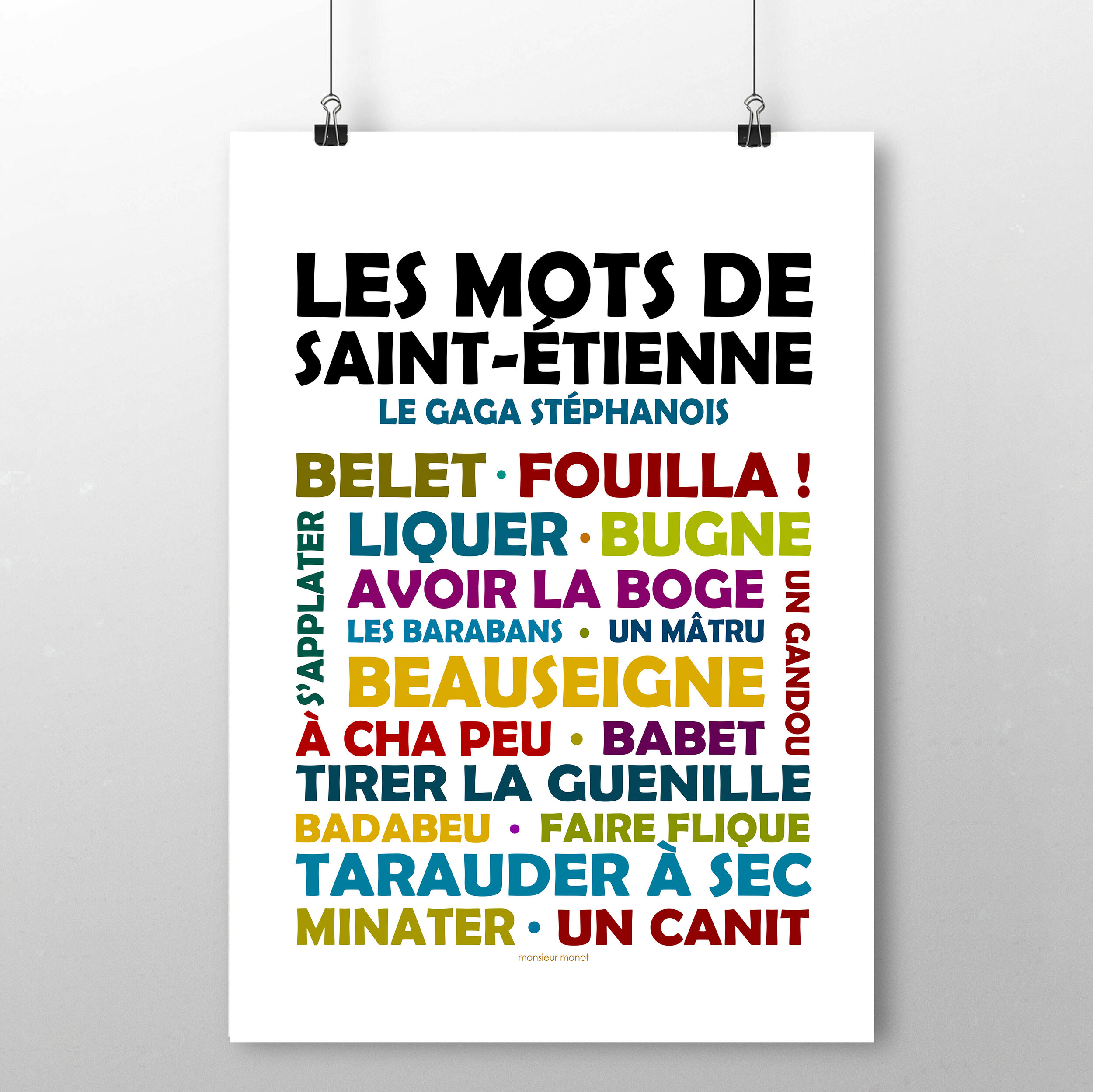 affiche Les mots de Saint-Etienne 2