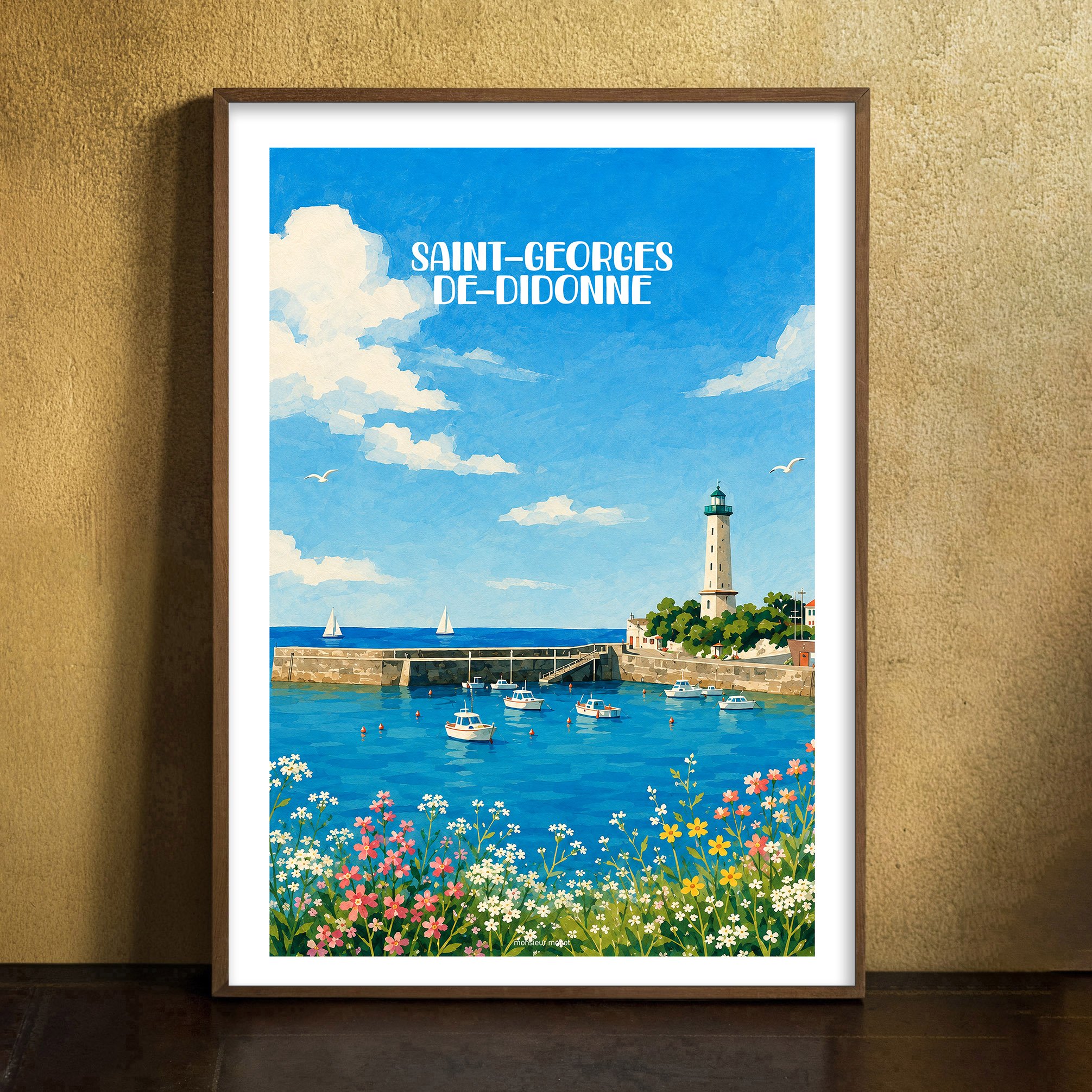 affiche Saint-Georges de Didonne le port