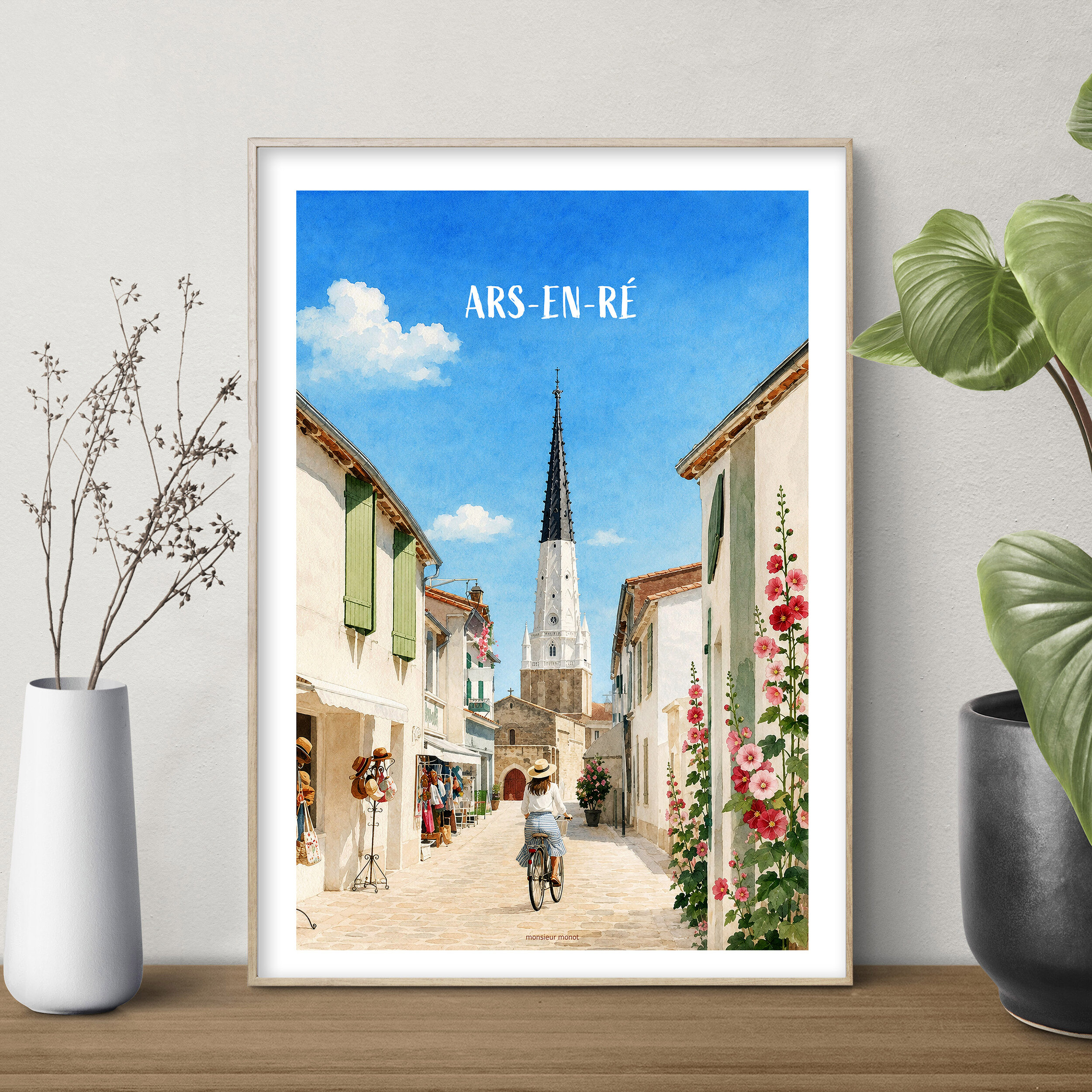 affiche Ars en Ré Vélo