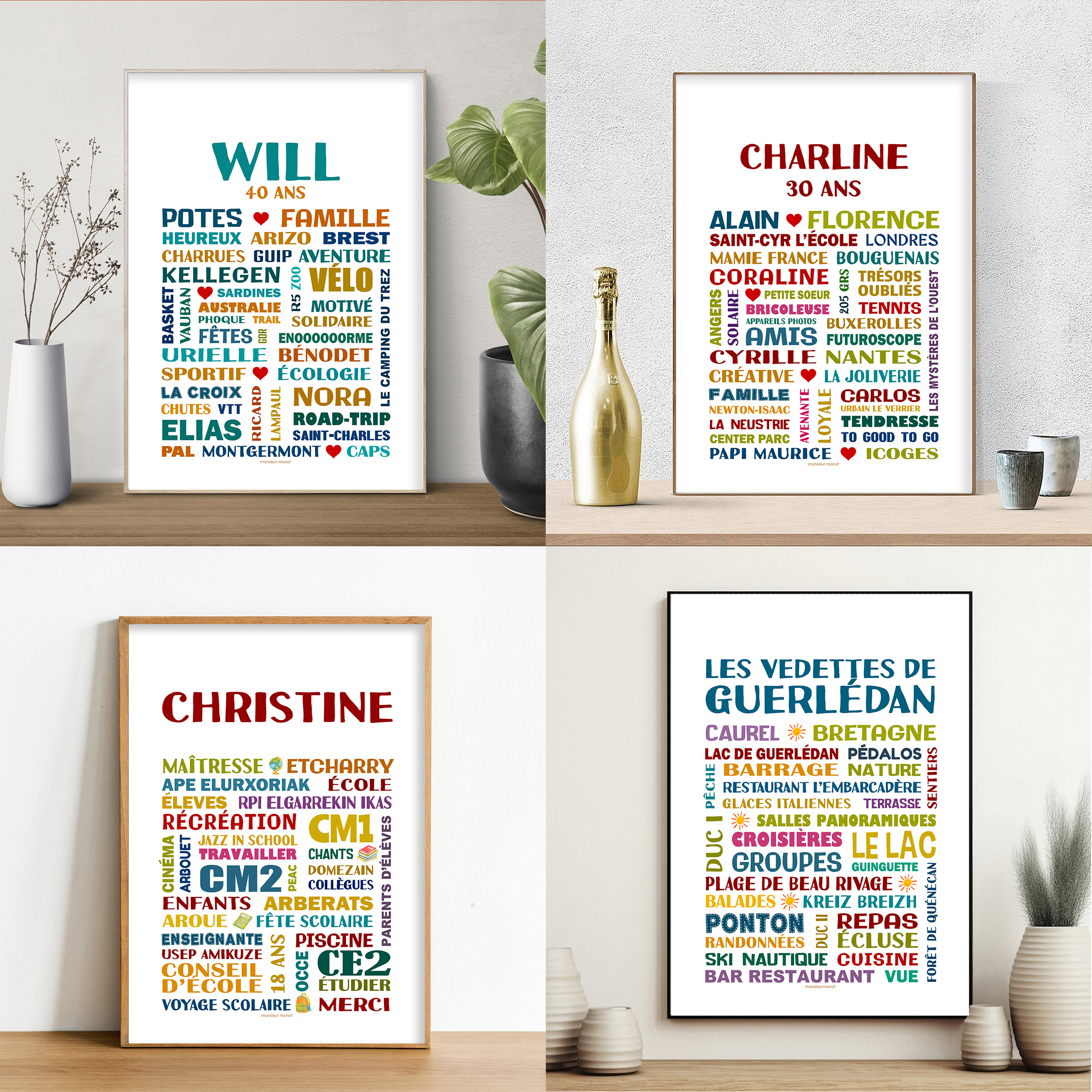 affiche 100 pour cent personnalisable