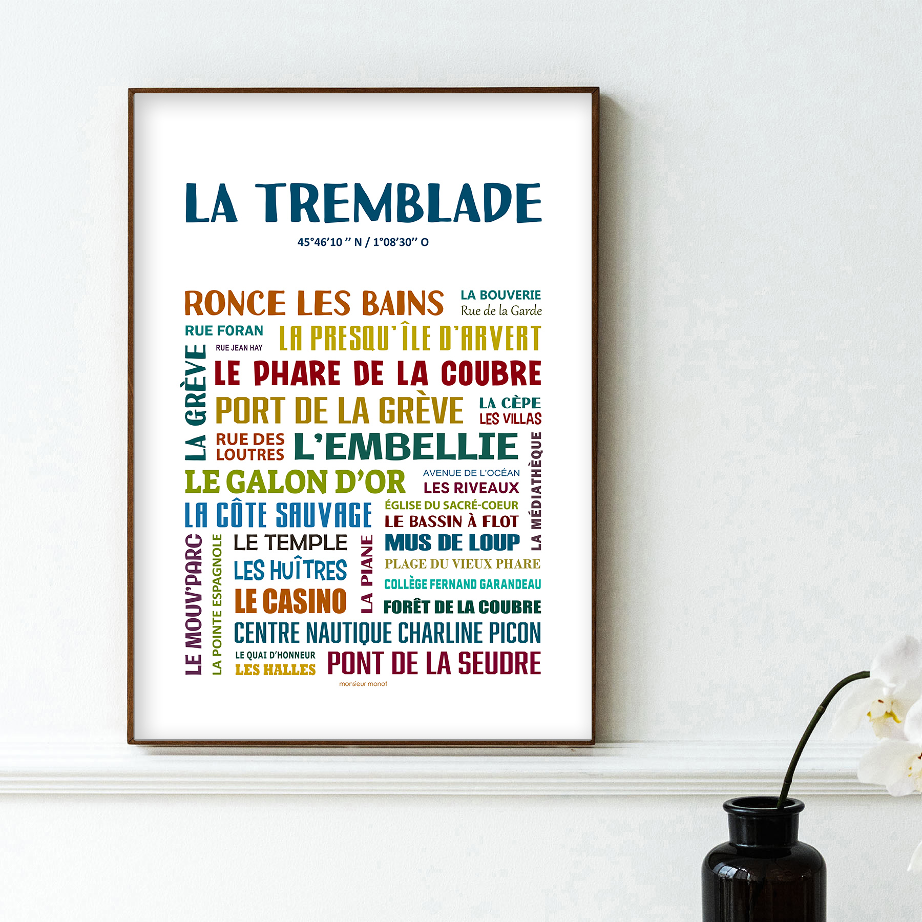 affiche La tremblade quartiers