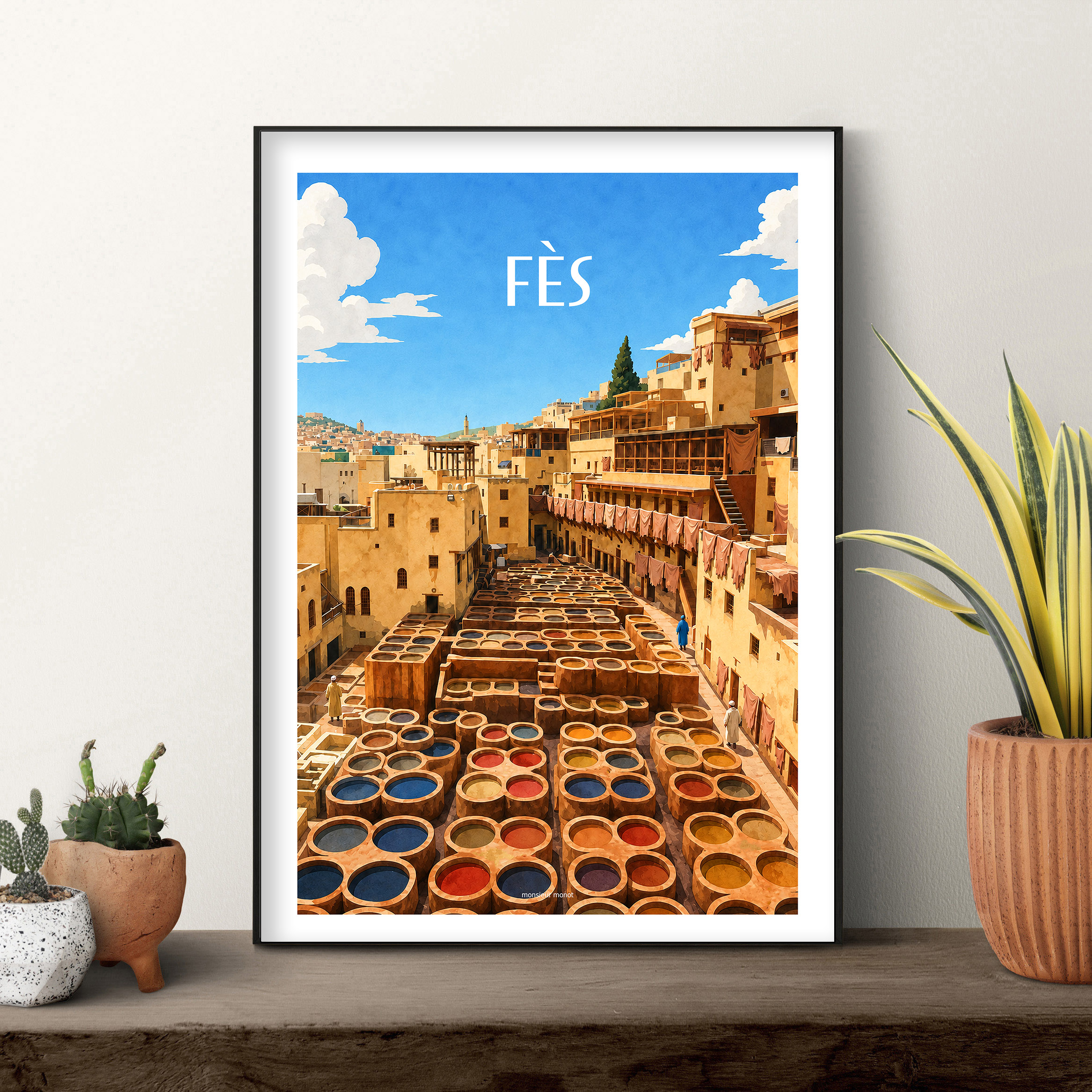 affiche de Fès - Maroc