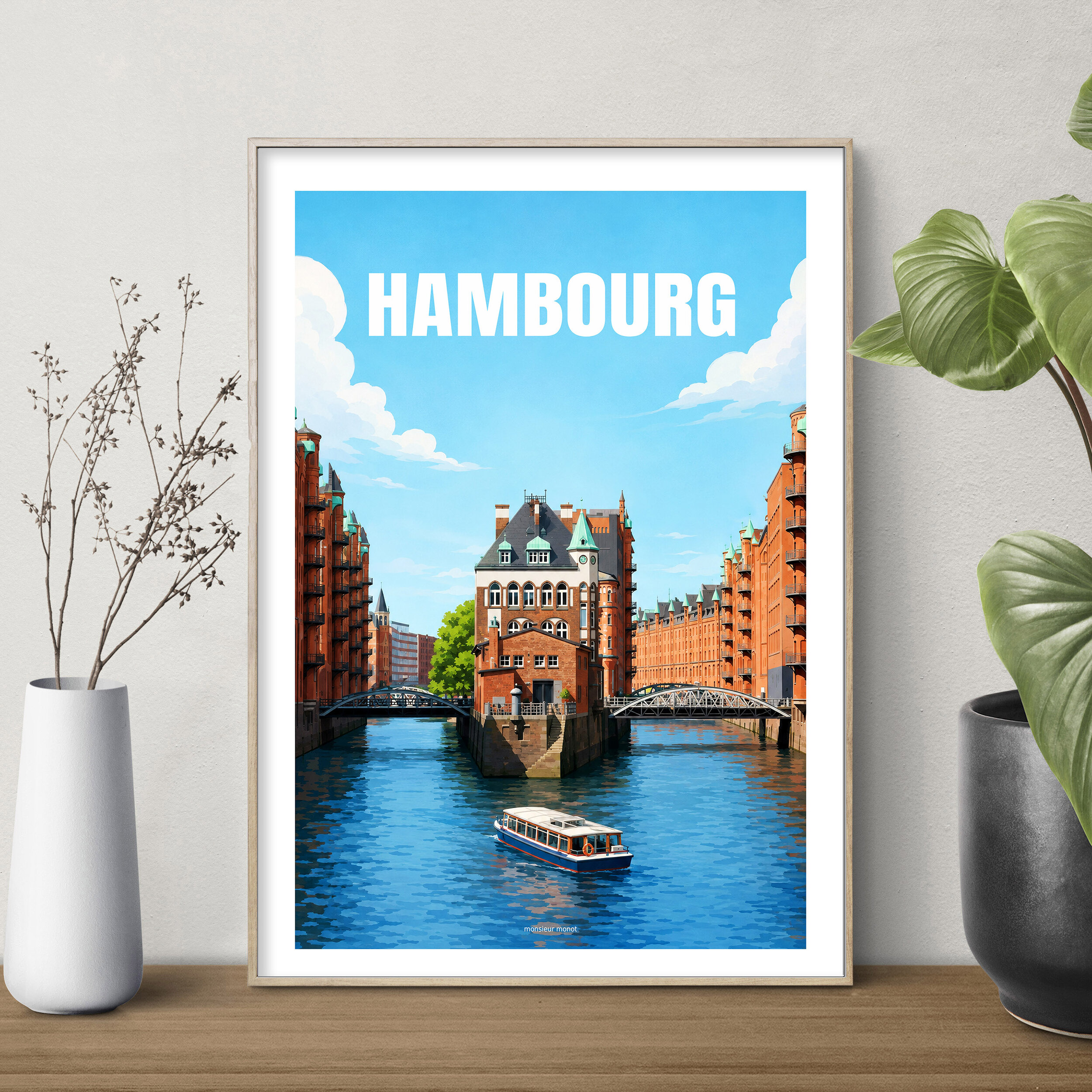 affiche de Hambourg