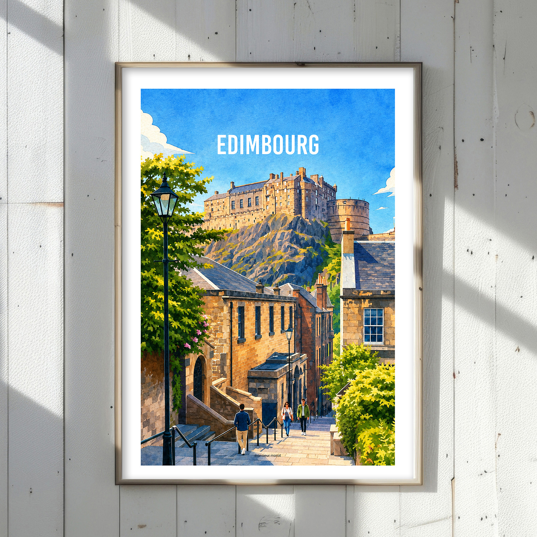 affiche de edimbourg