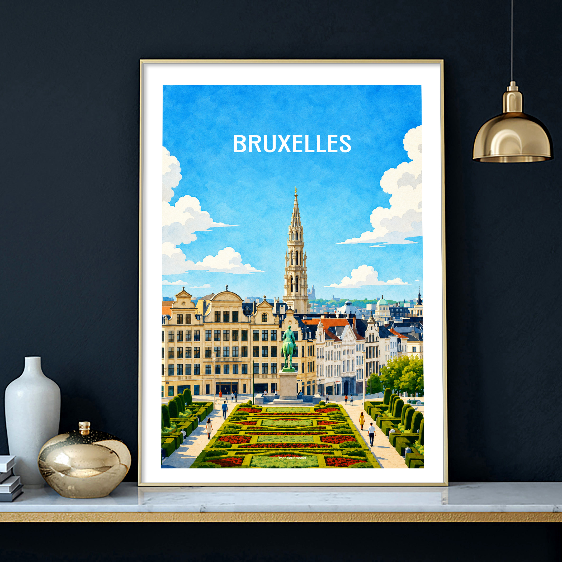 affiche de Bruxelles