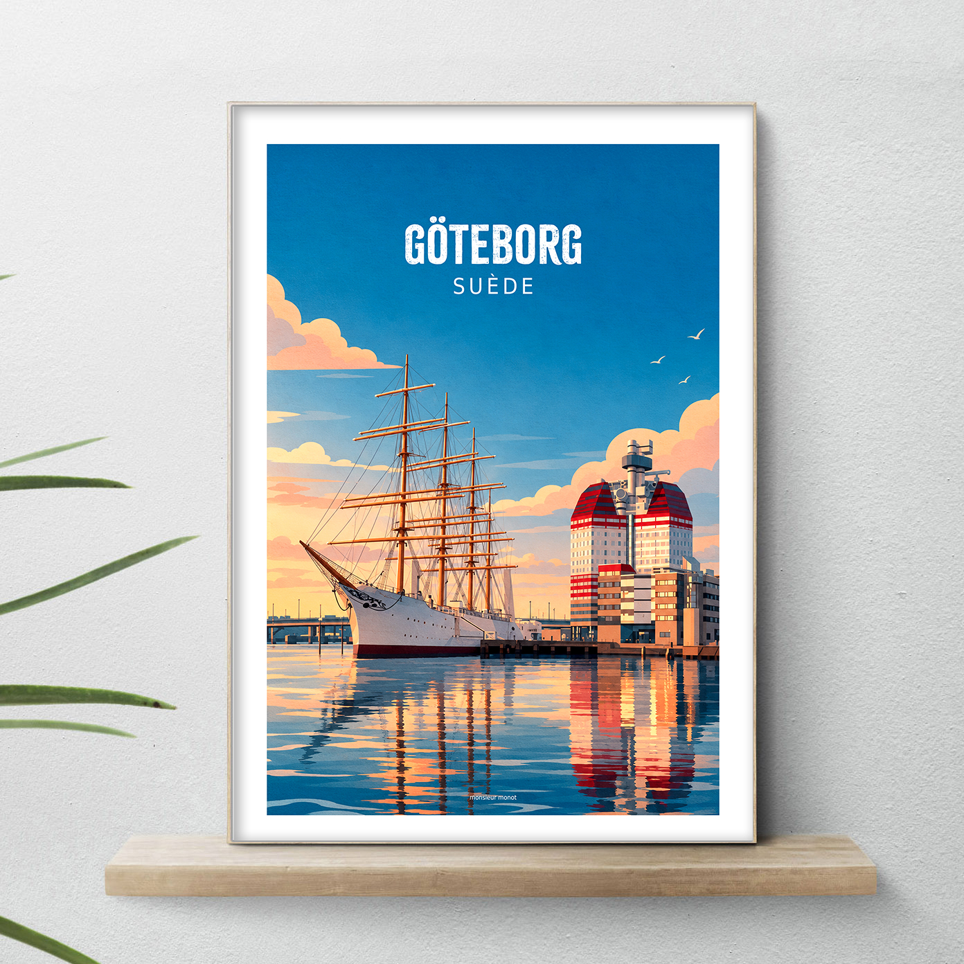 affiche Göteborg en Suède