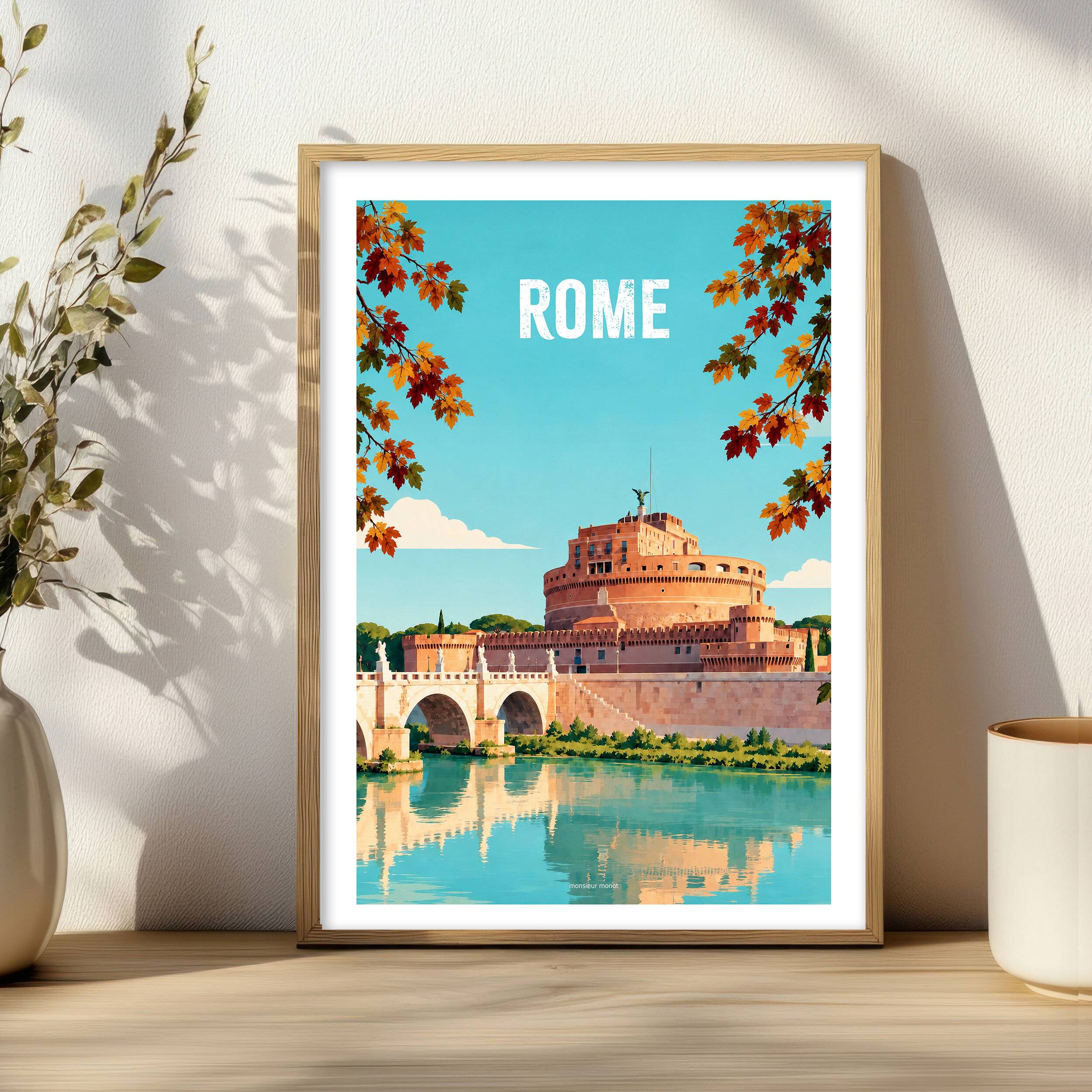 Affiche Rome en Italie