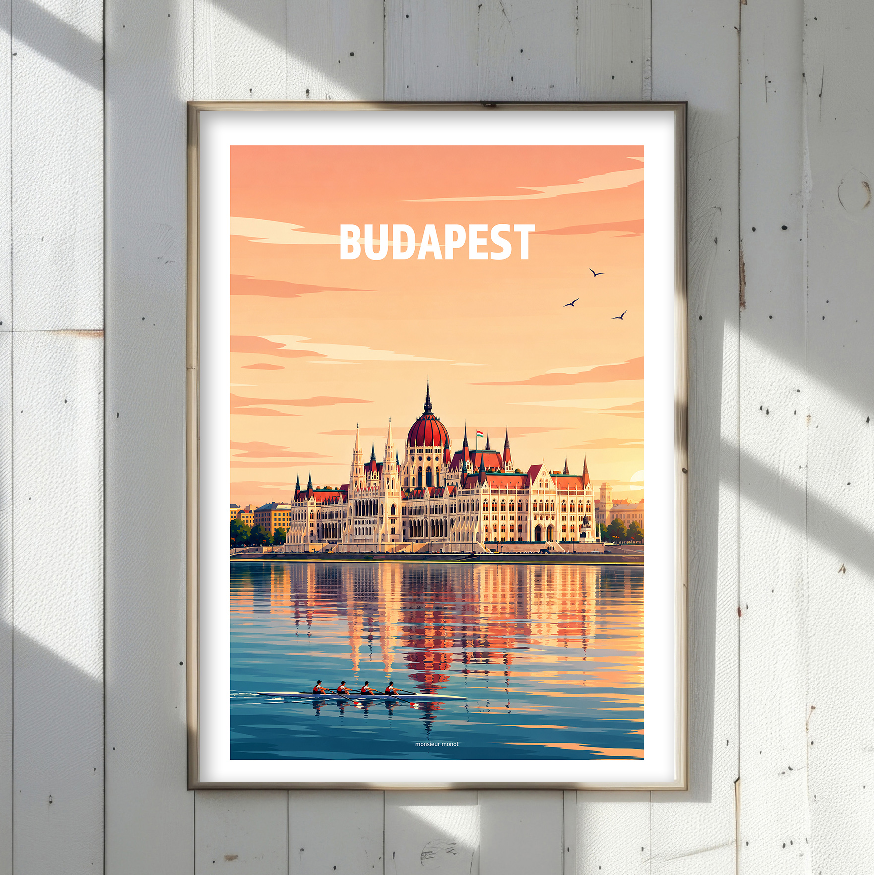 affiche Budapest en Hongrie