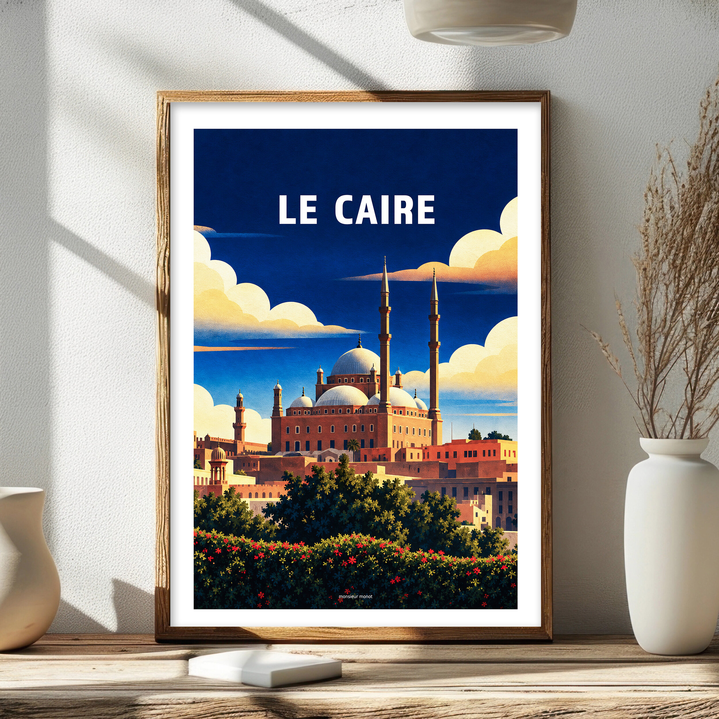 Affiche de Le Caire en Egypte