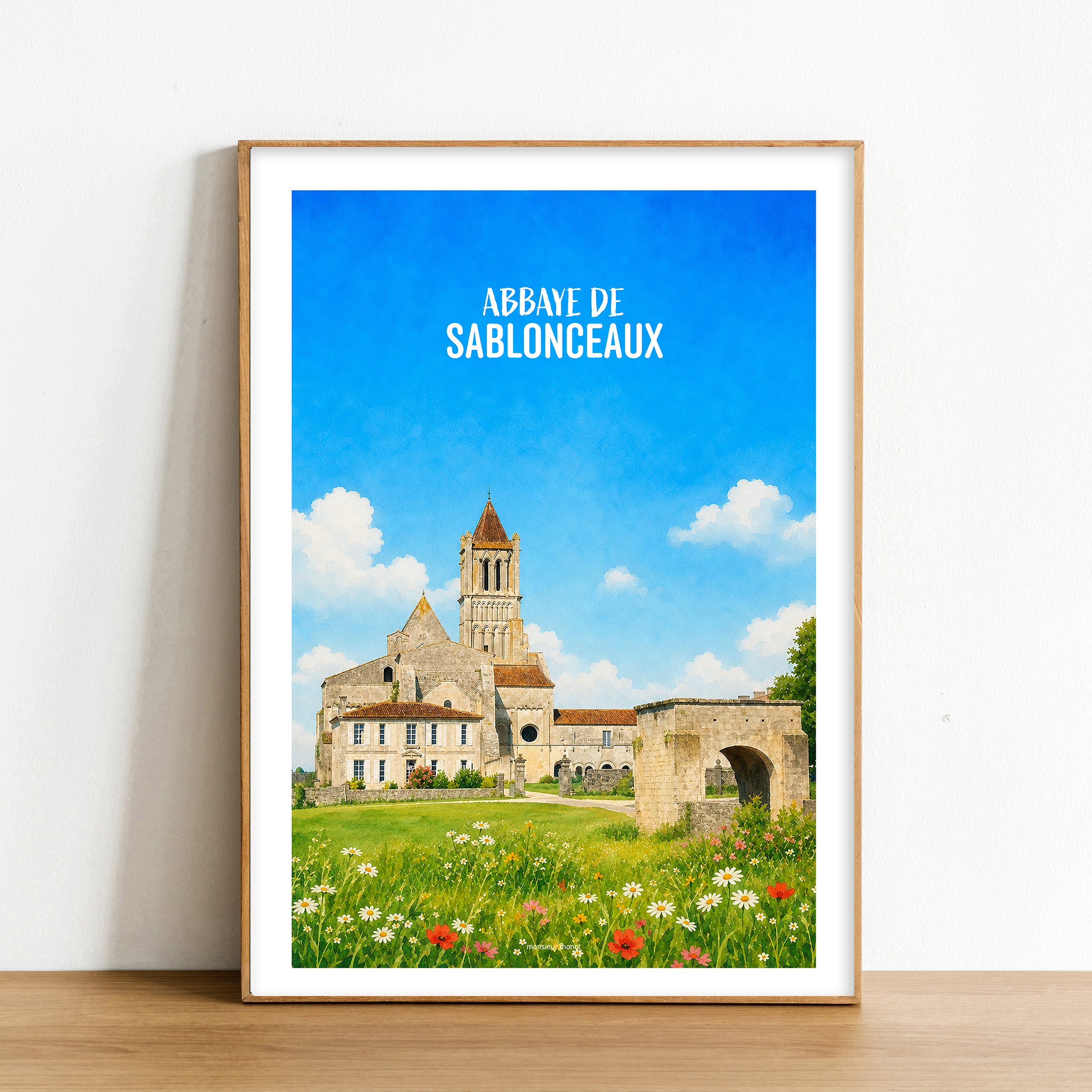 Affiche Abbaye de Sablonceaux