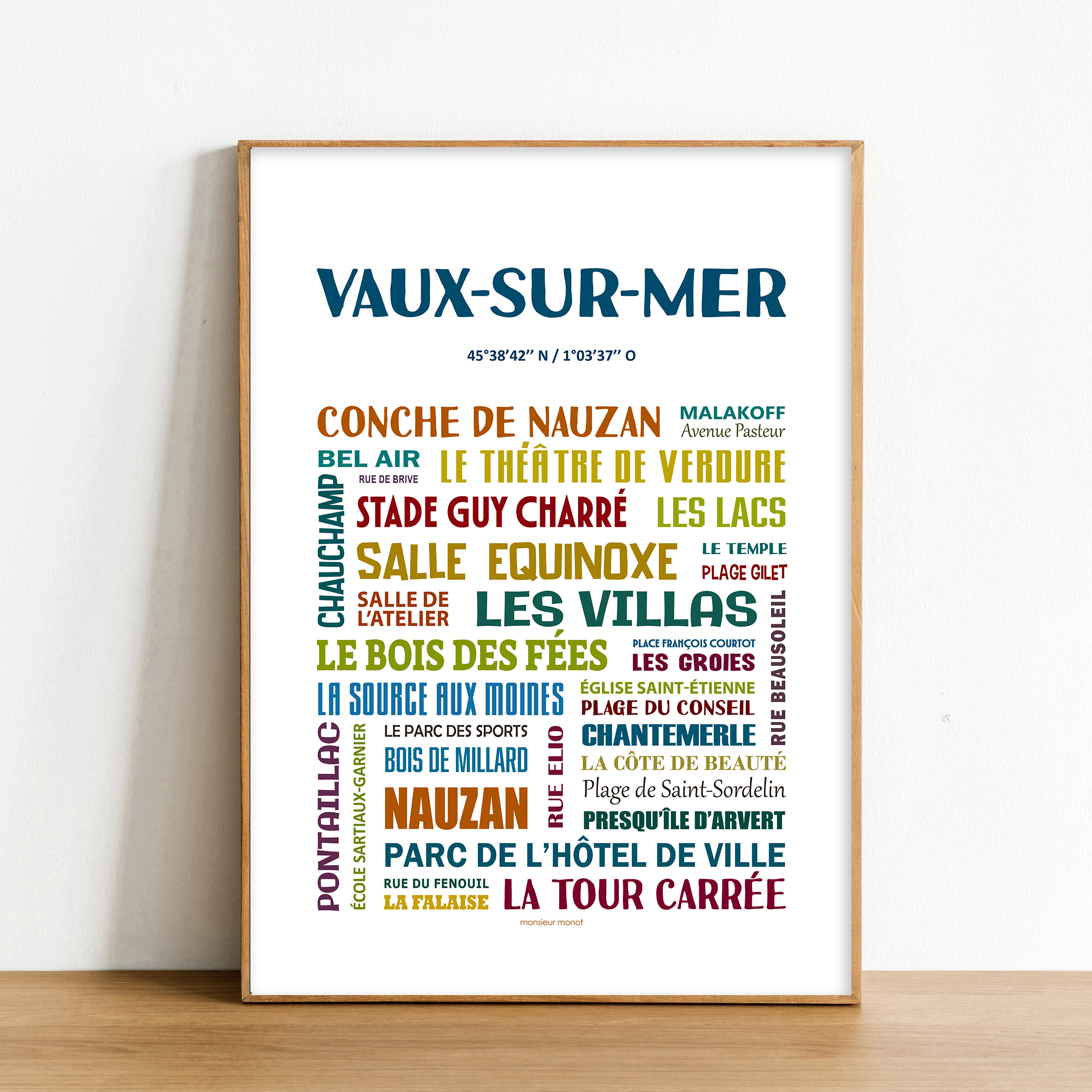 Affiche de vaux-Sur-Mer