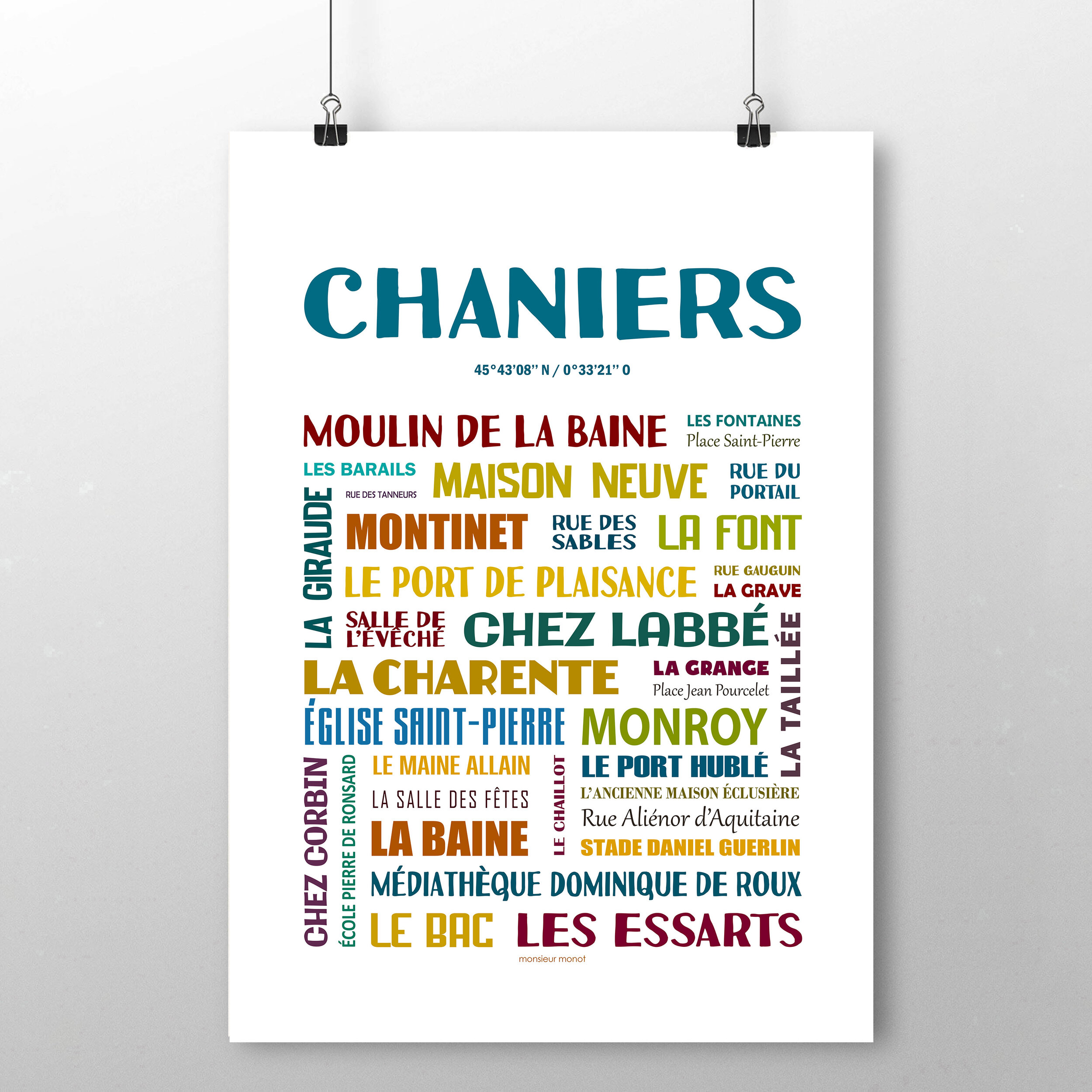 affiche Ville de Chaniers 2