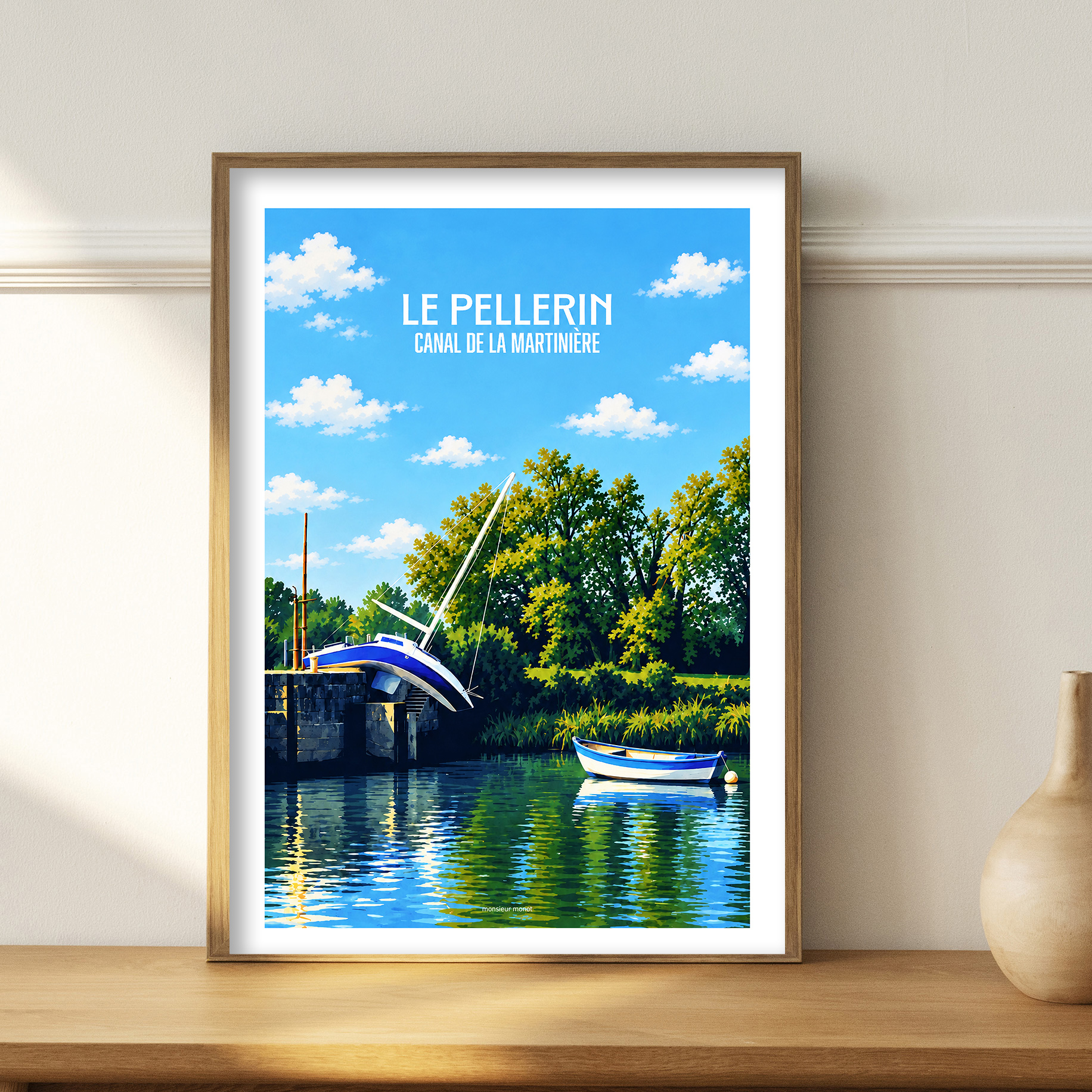 Affiche Le Pellerin canal de la martinière