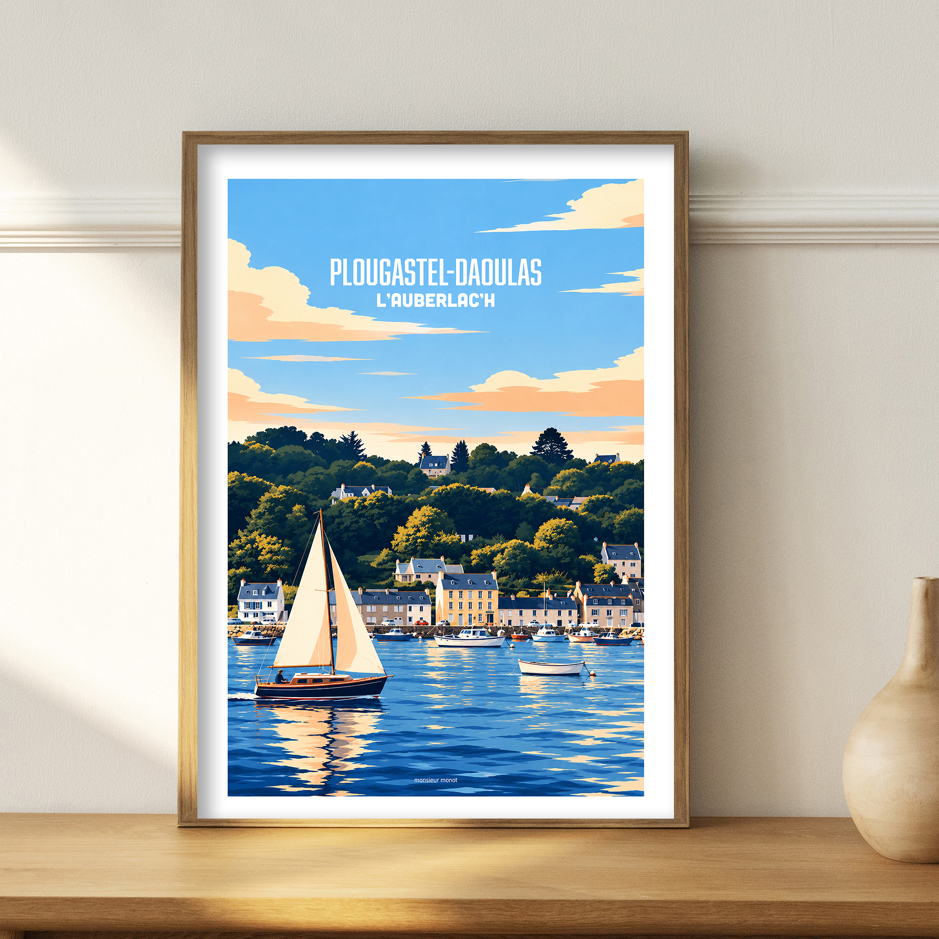 Affiche Plougastel Lauberlach le jour