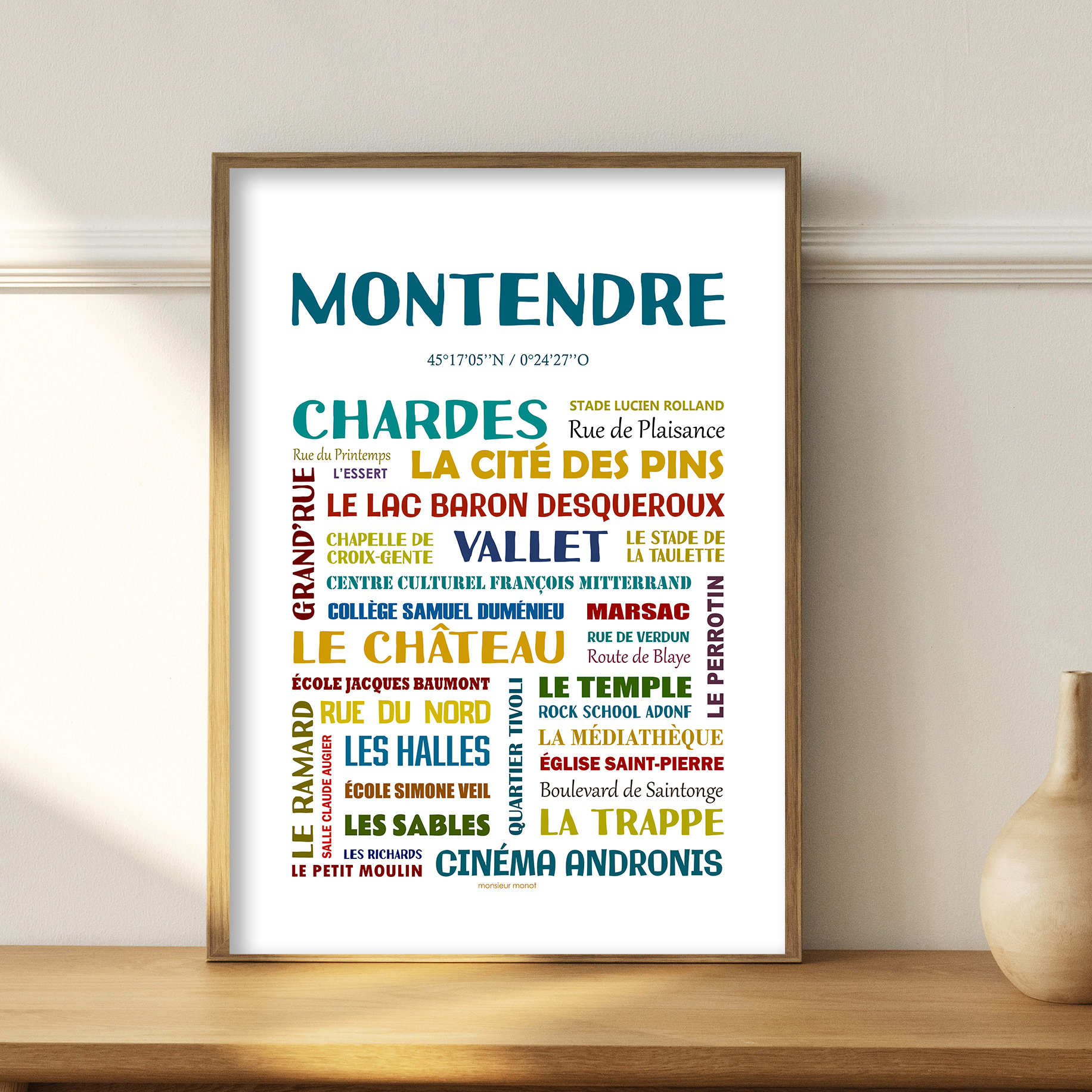 Affiche de Montendre Charente-maritime