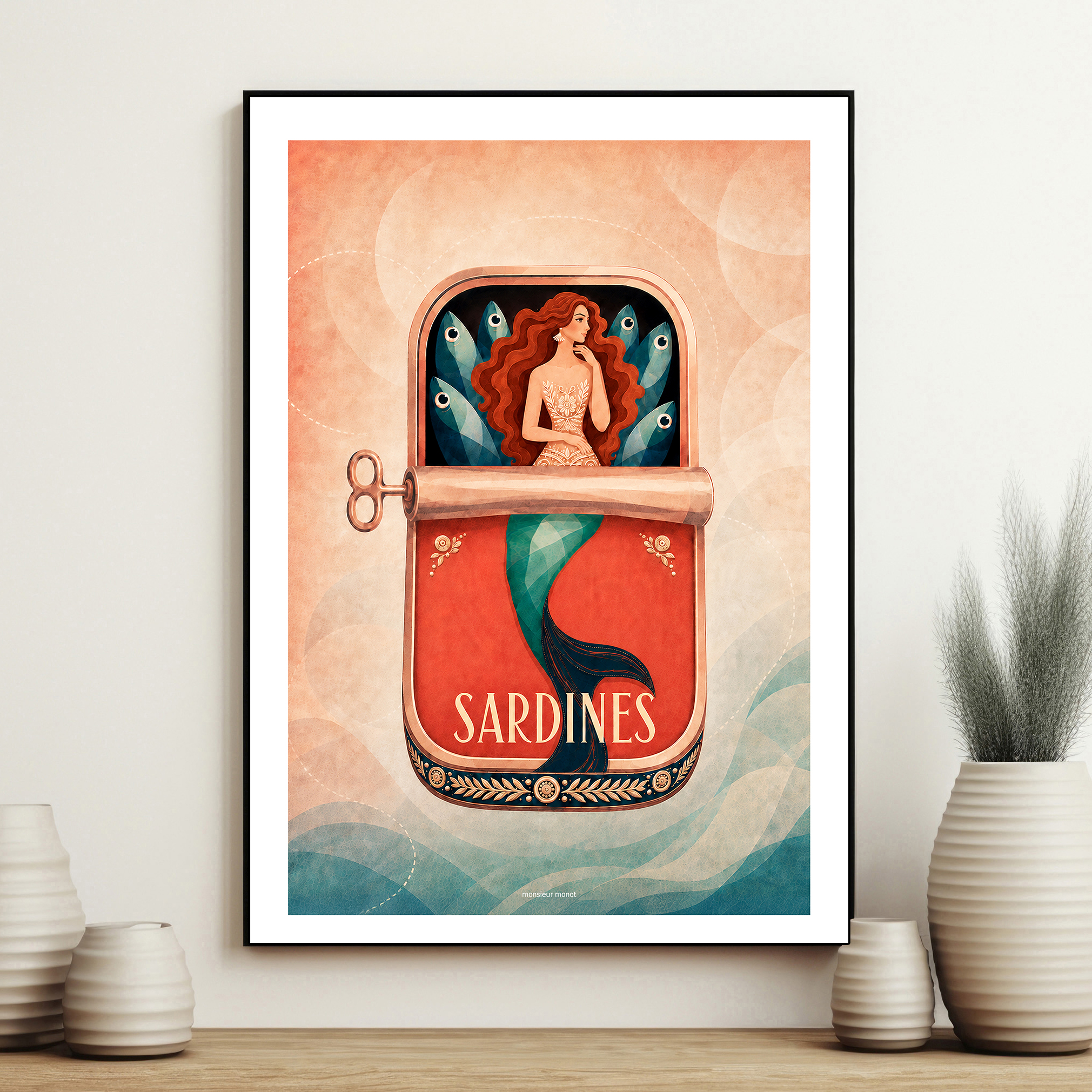 affiche La sirène et les sardines