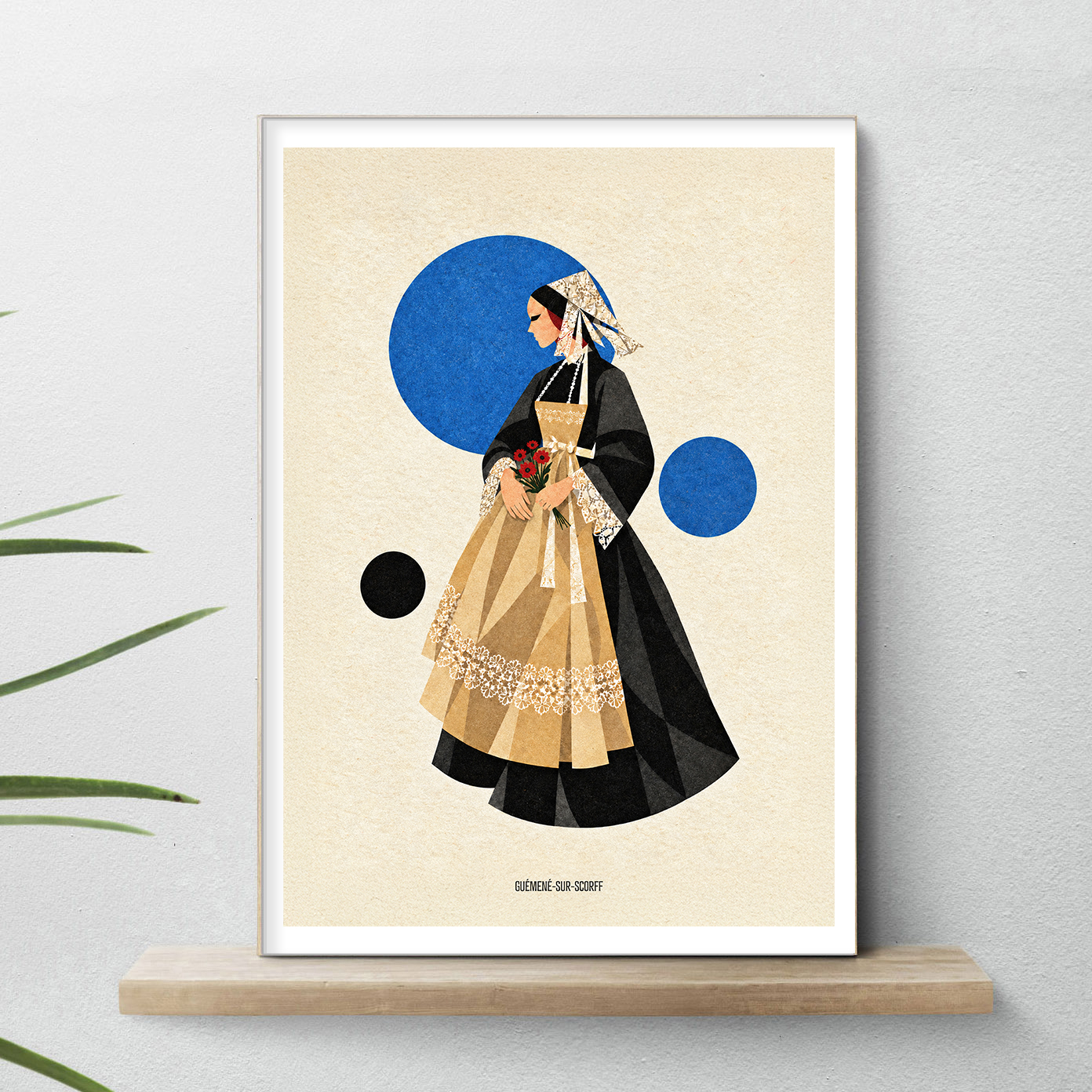 affiche Costume de Guémené Sur Scorff