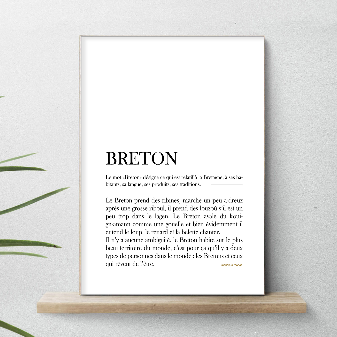 affiche définition BReton