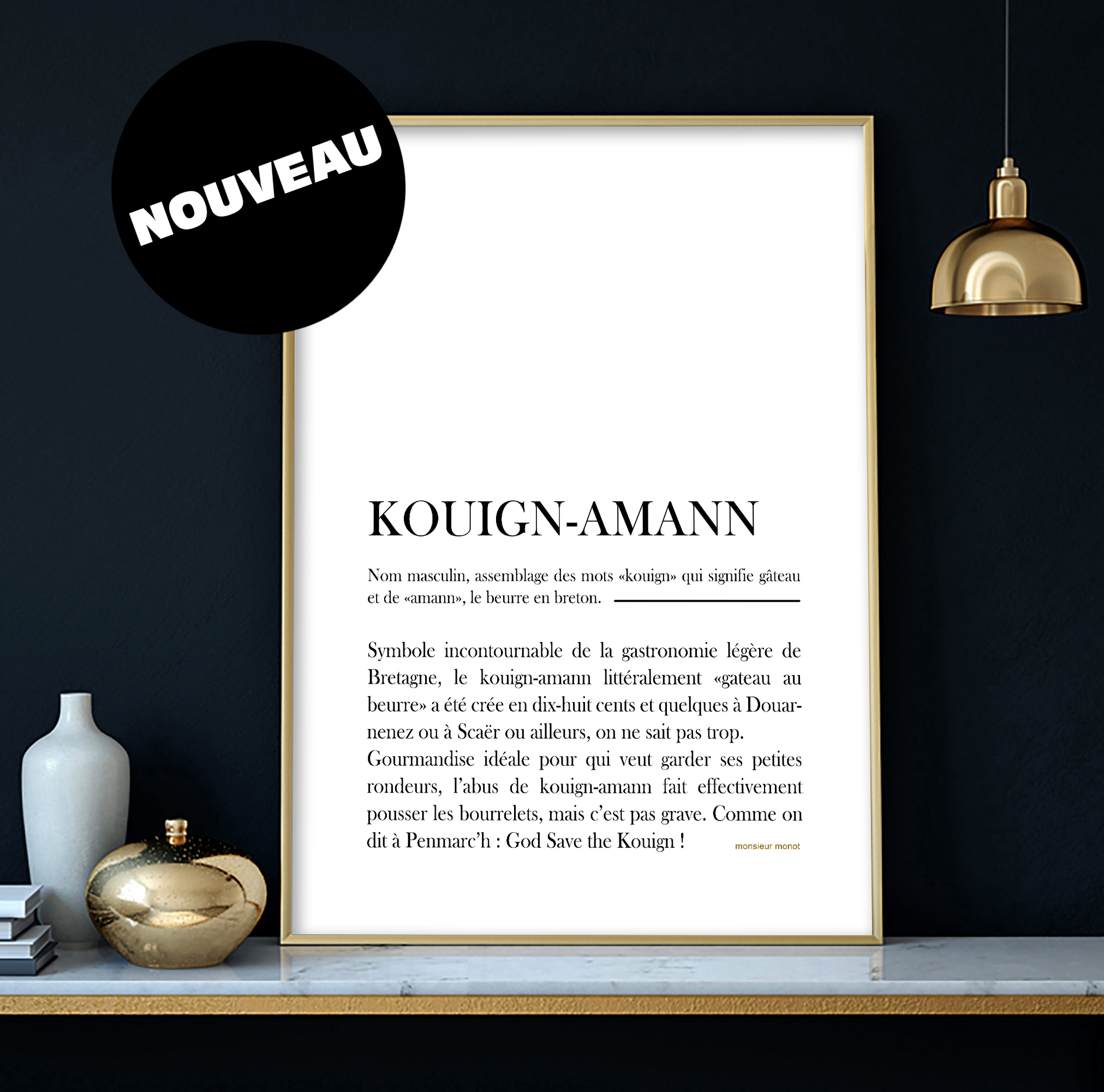 affiche definition kouign-Amann Nouveau