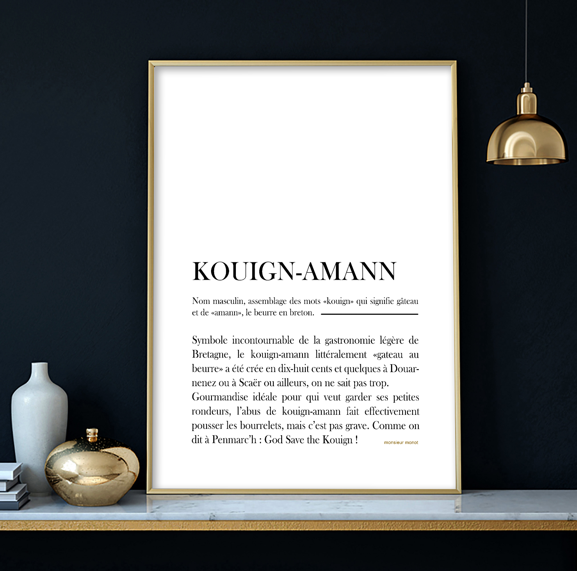 affiche Définition Kouign Amann