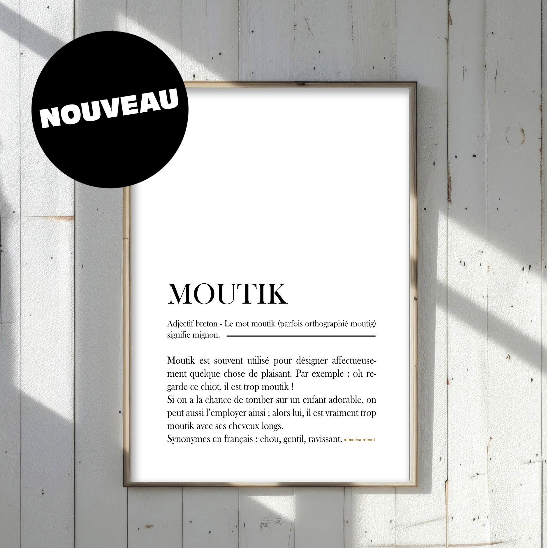 affiche définition Moutik Nouveau