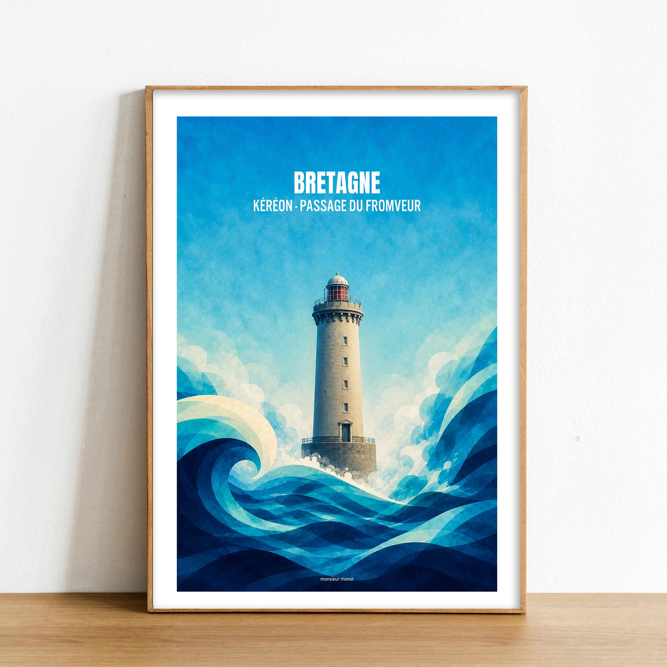 Affiche Phares de Bretagne kéréon